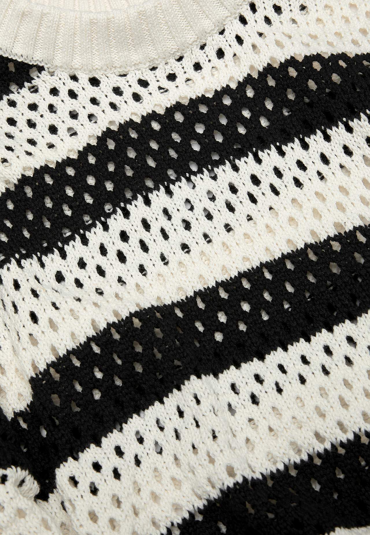 Stitch knit, striped sweater Patricia