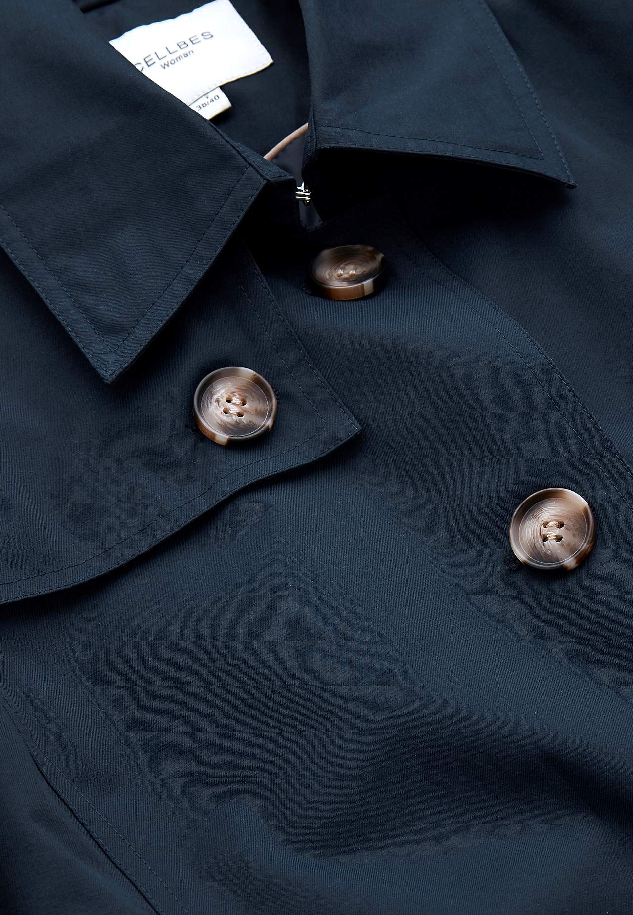 Single-breasted trenchcoat