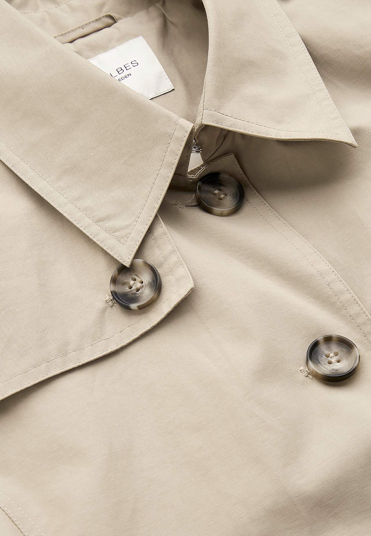 Single-breasted trenchcoat