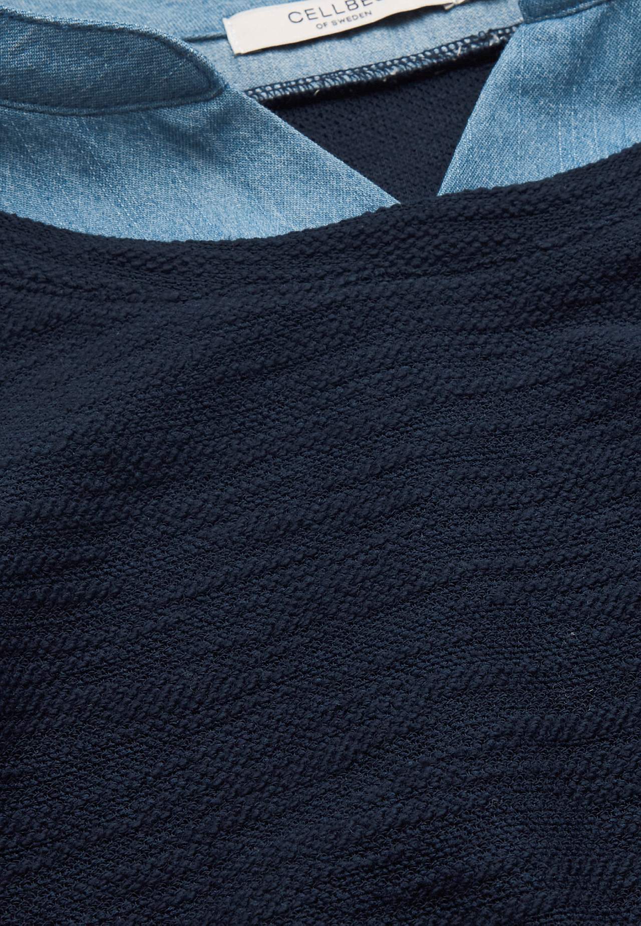 Jersey tuniq with details in denim Denise
