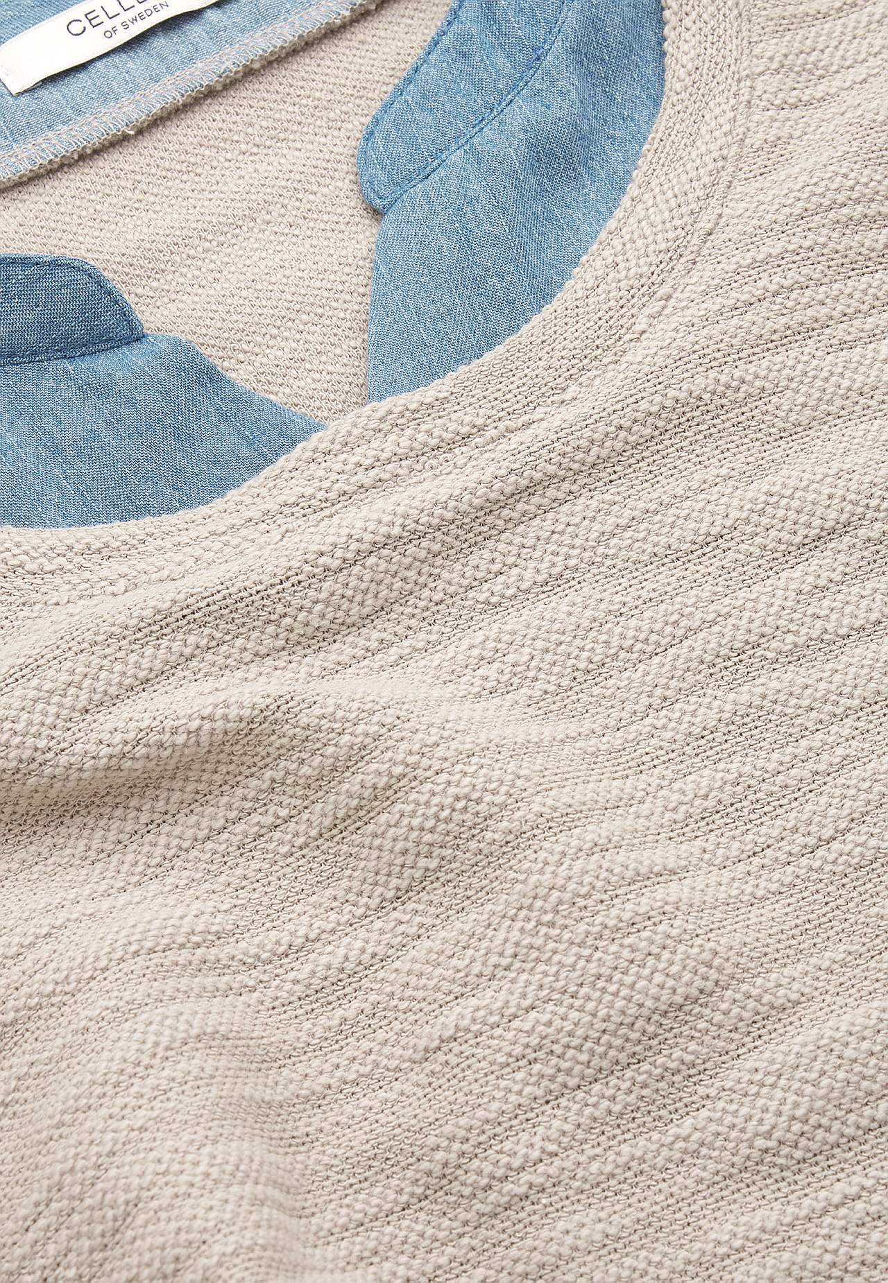 Jersey tuniq with details in denim Denise