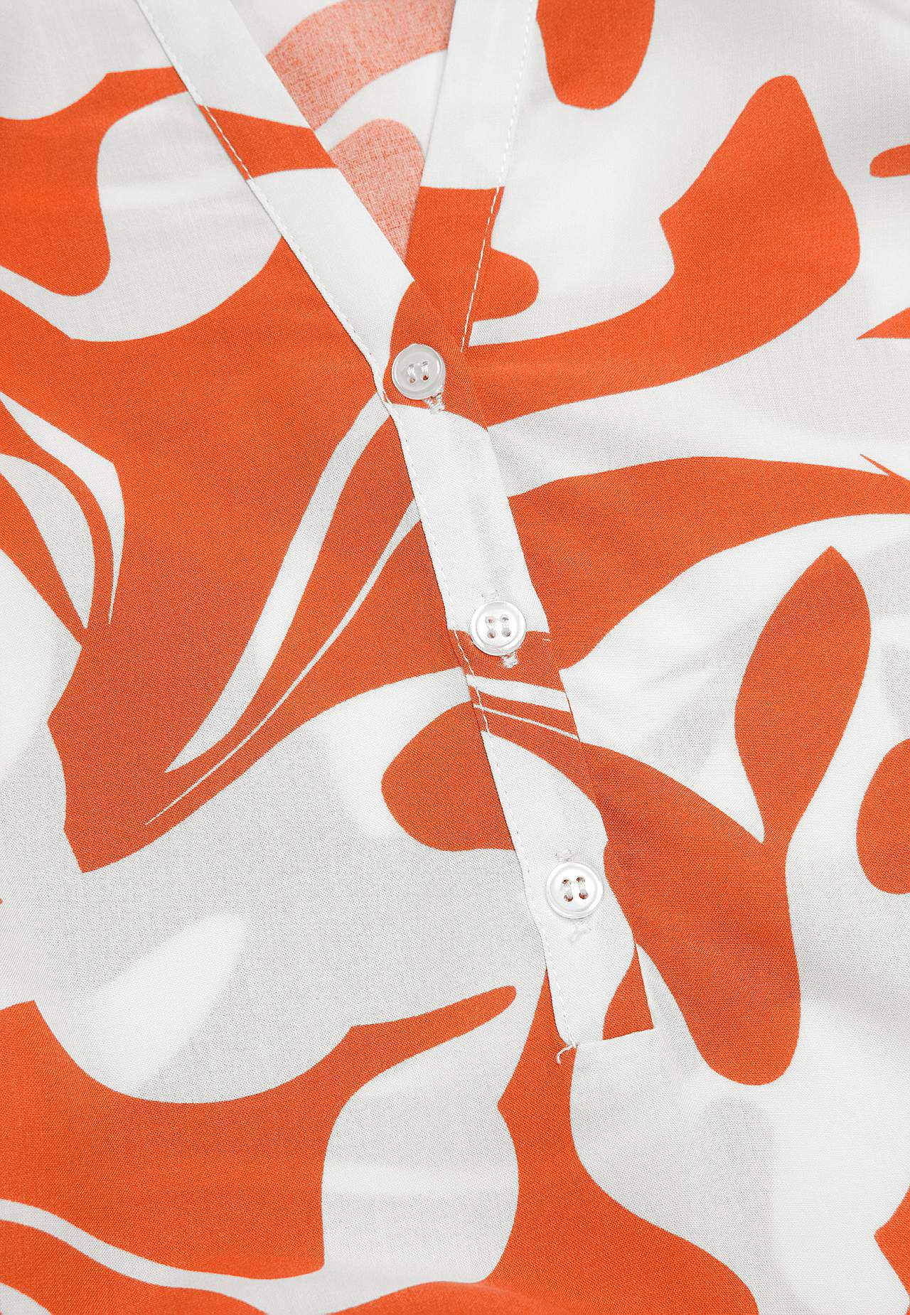 Patterned, wide viscose dress