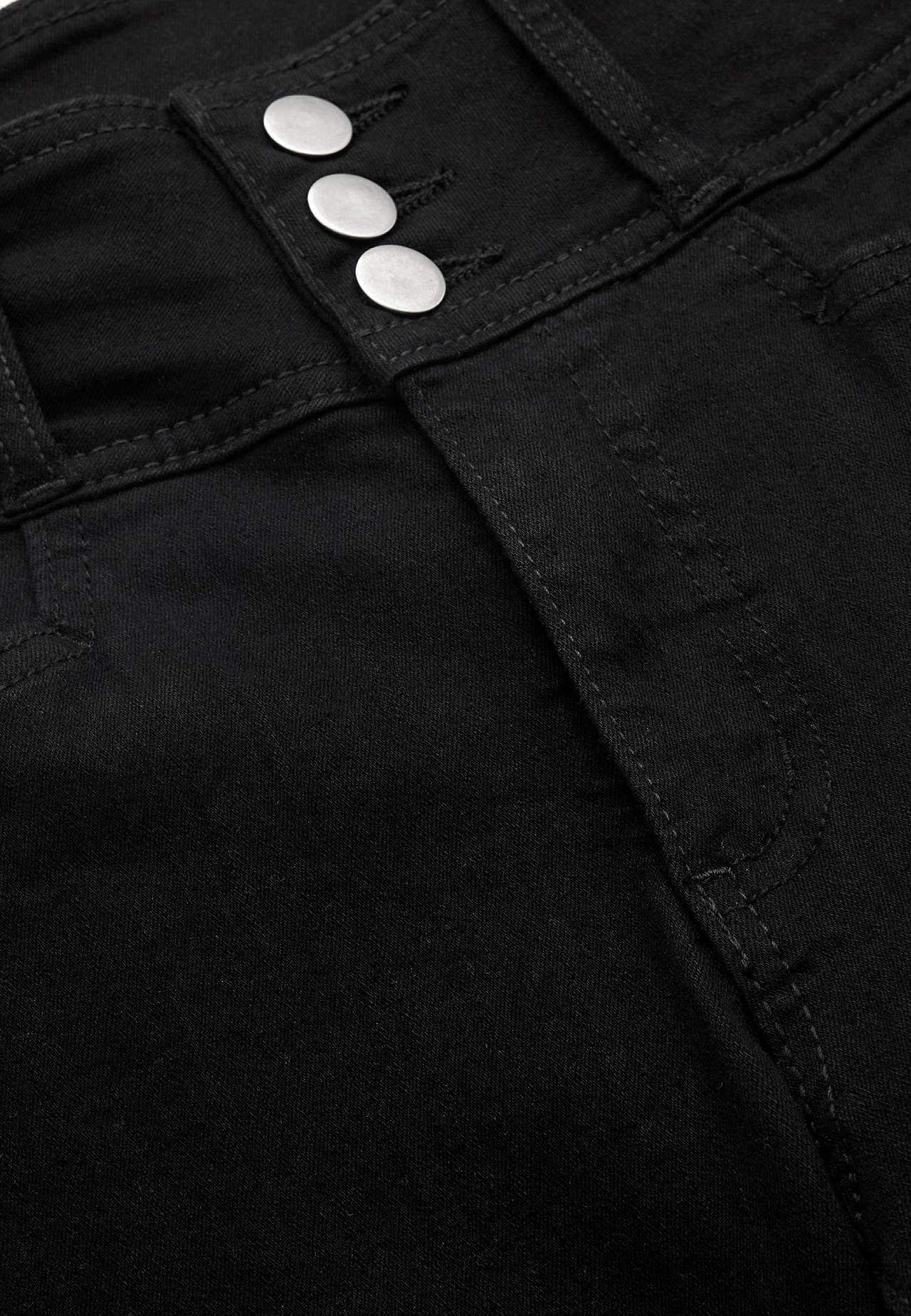 Slim jeans with high rise - three lengths