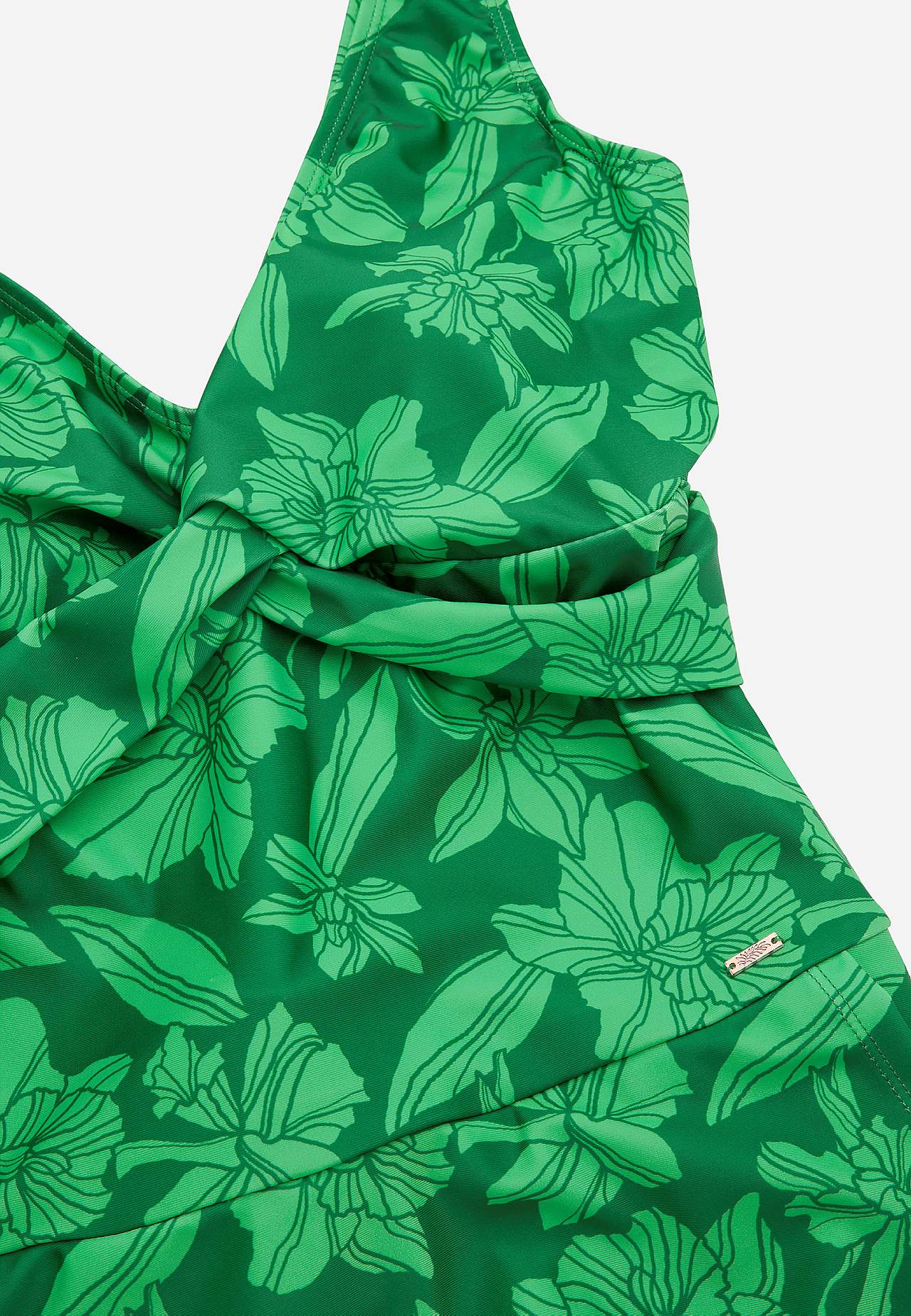 All-over patterned swimsuit dress