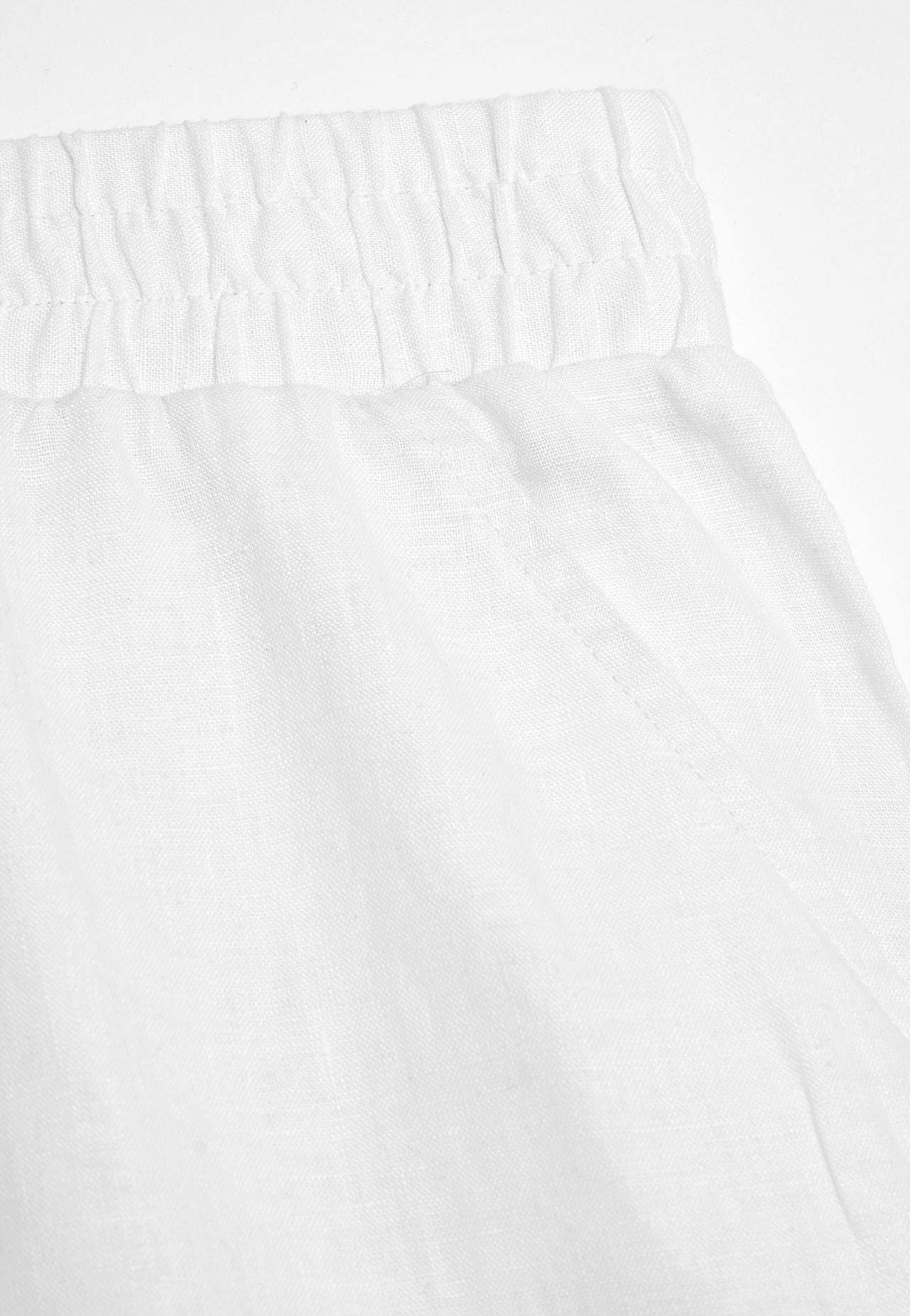 Linen Premium trousers with wide legs