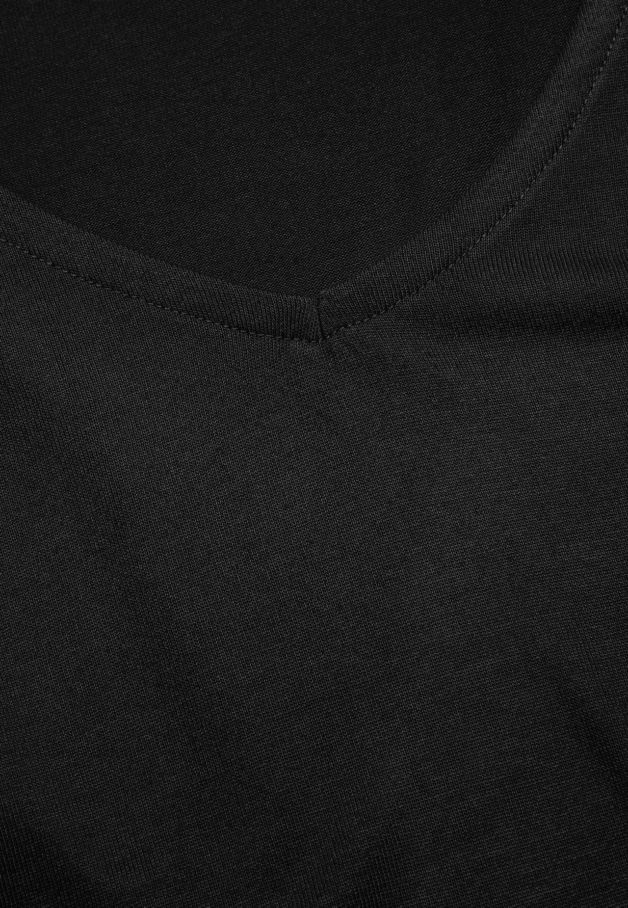 Jersey top with smocking