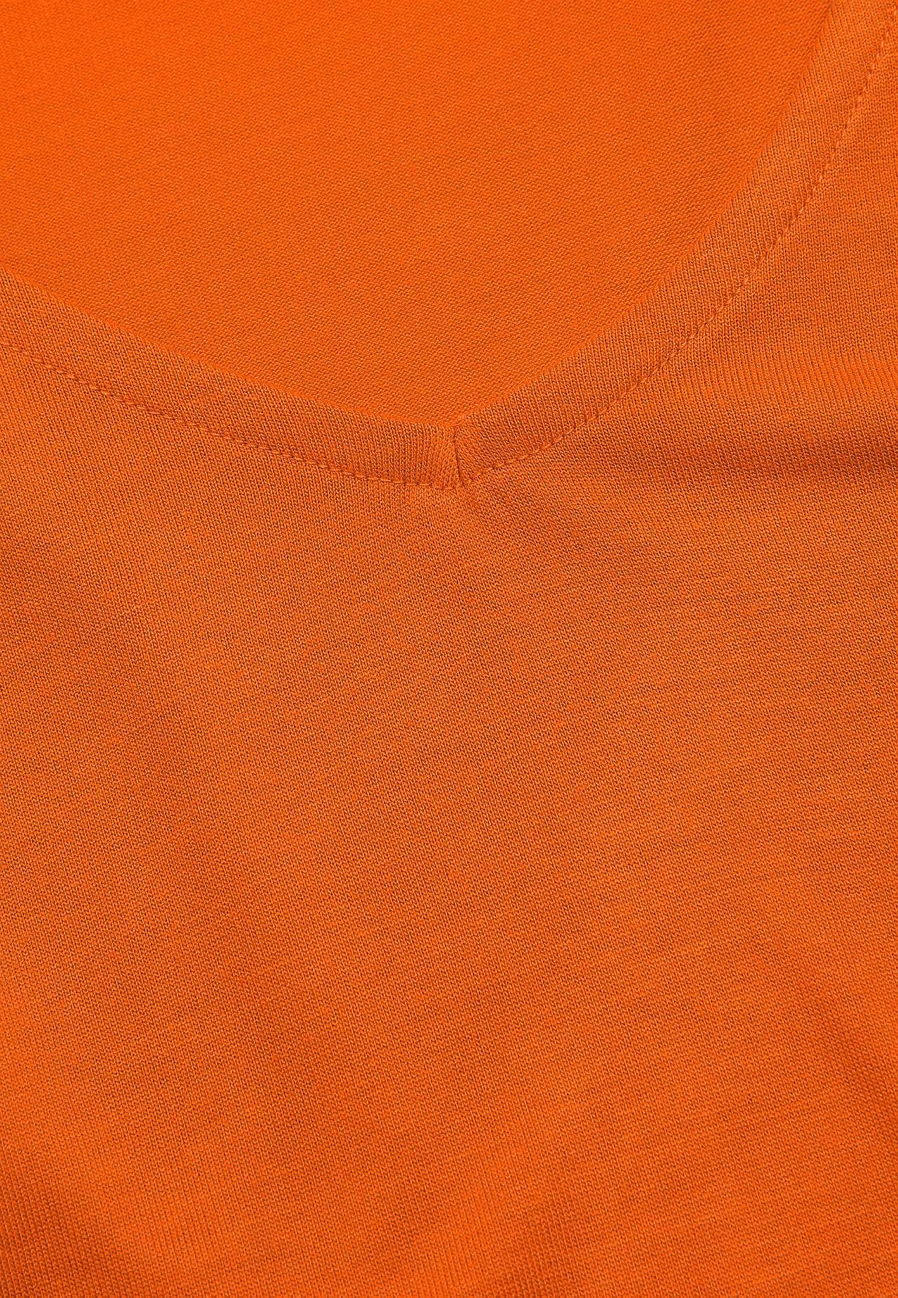 Jersey top with smocking