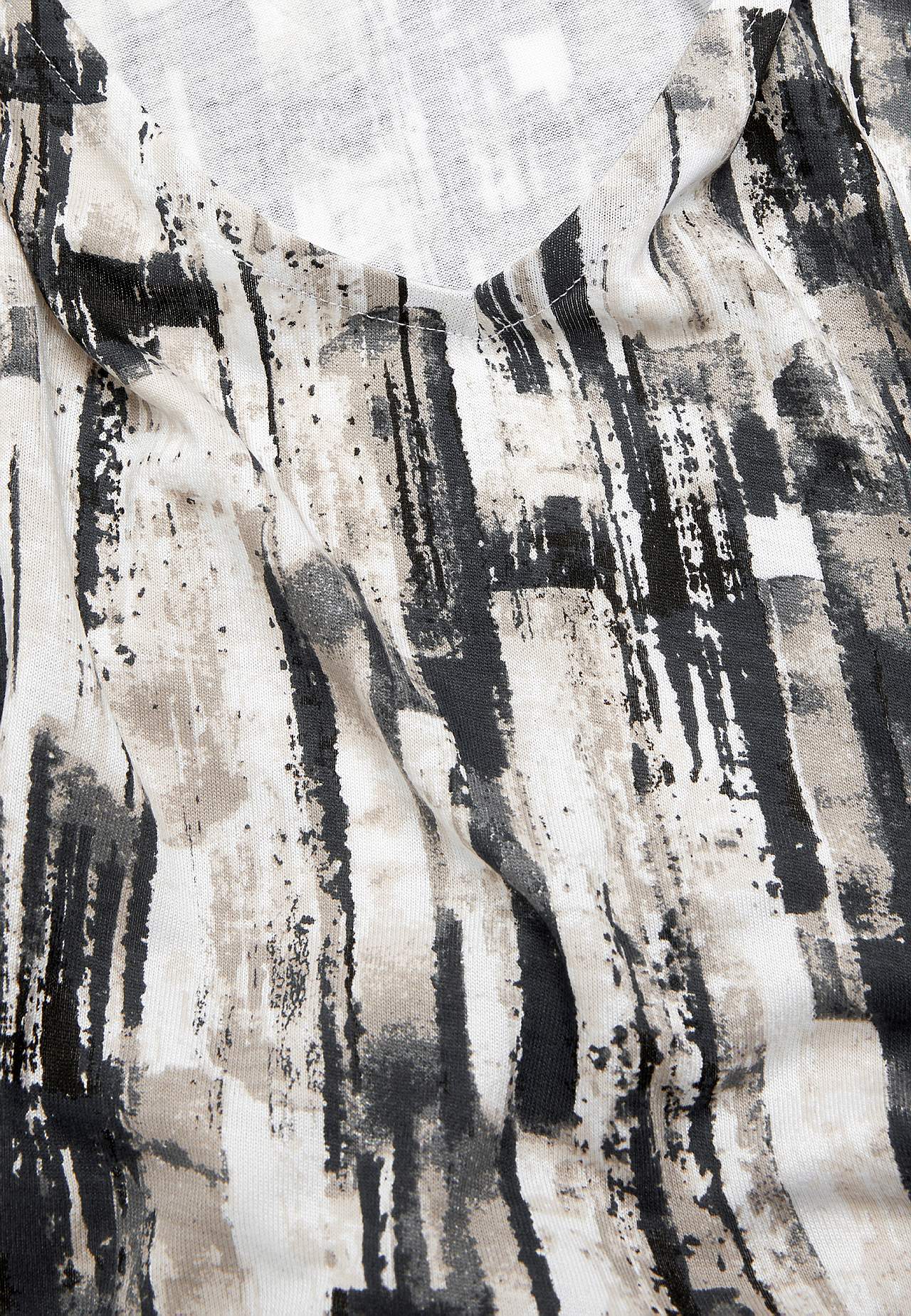 Jersey top with smocking