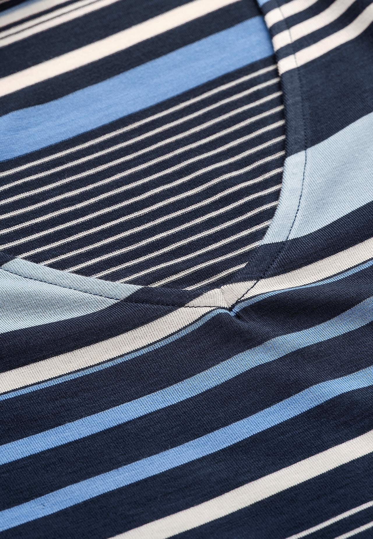 Striped viscose dress