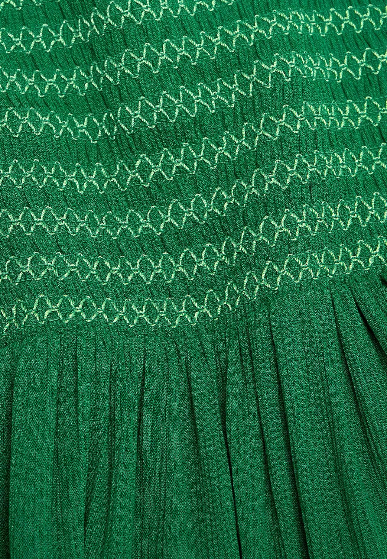 Dress with smocking