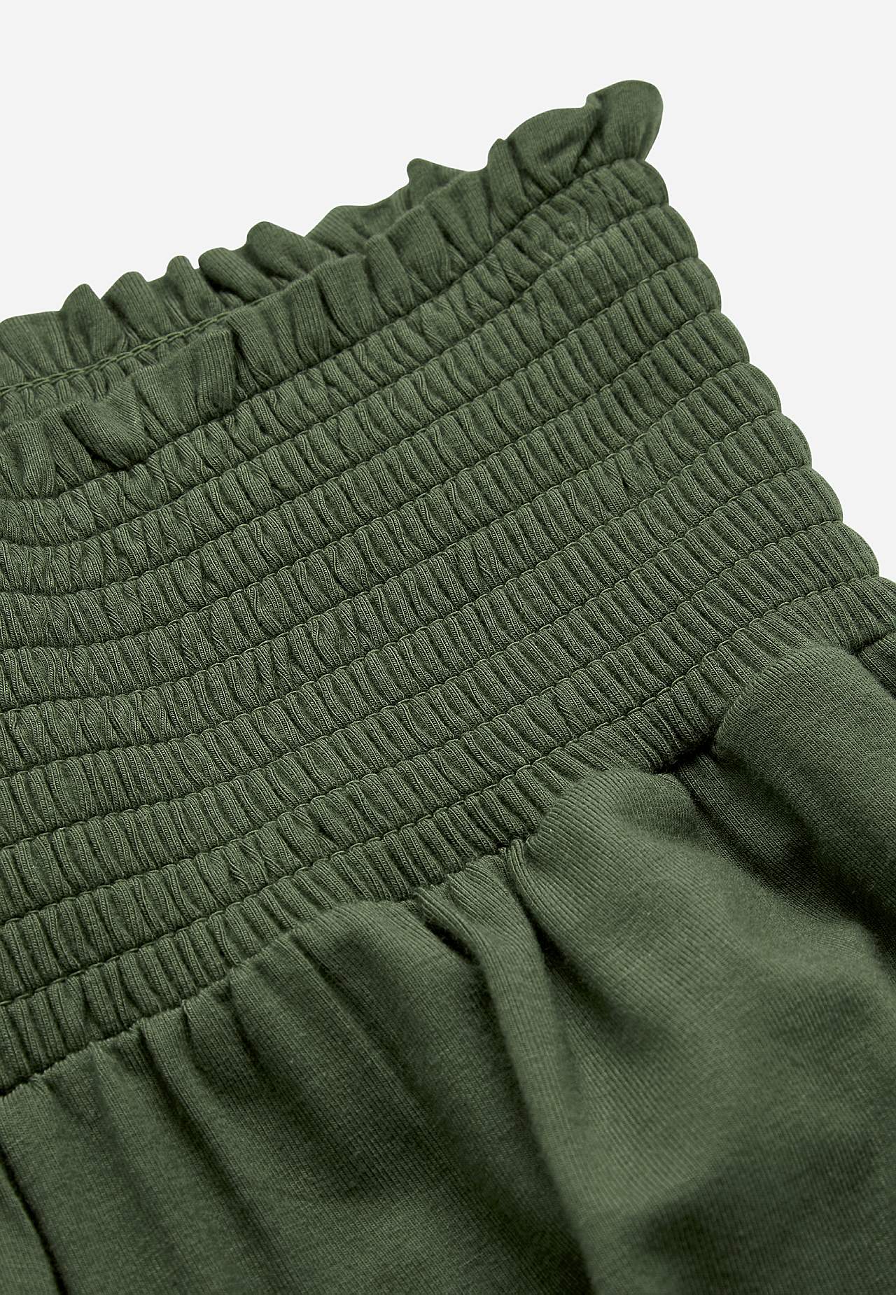 Soft jersey pants with smocked elasticized waist Liv