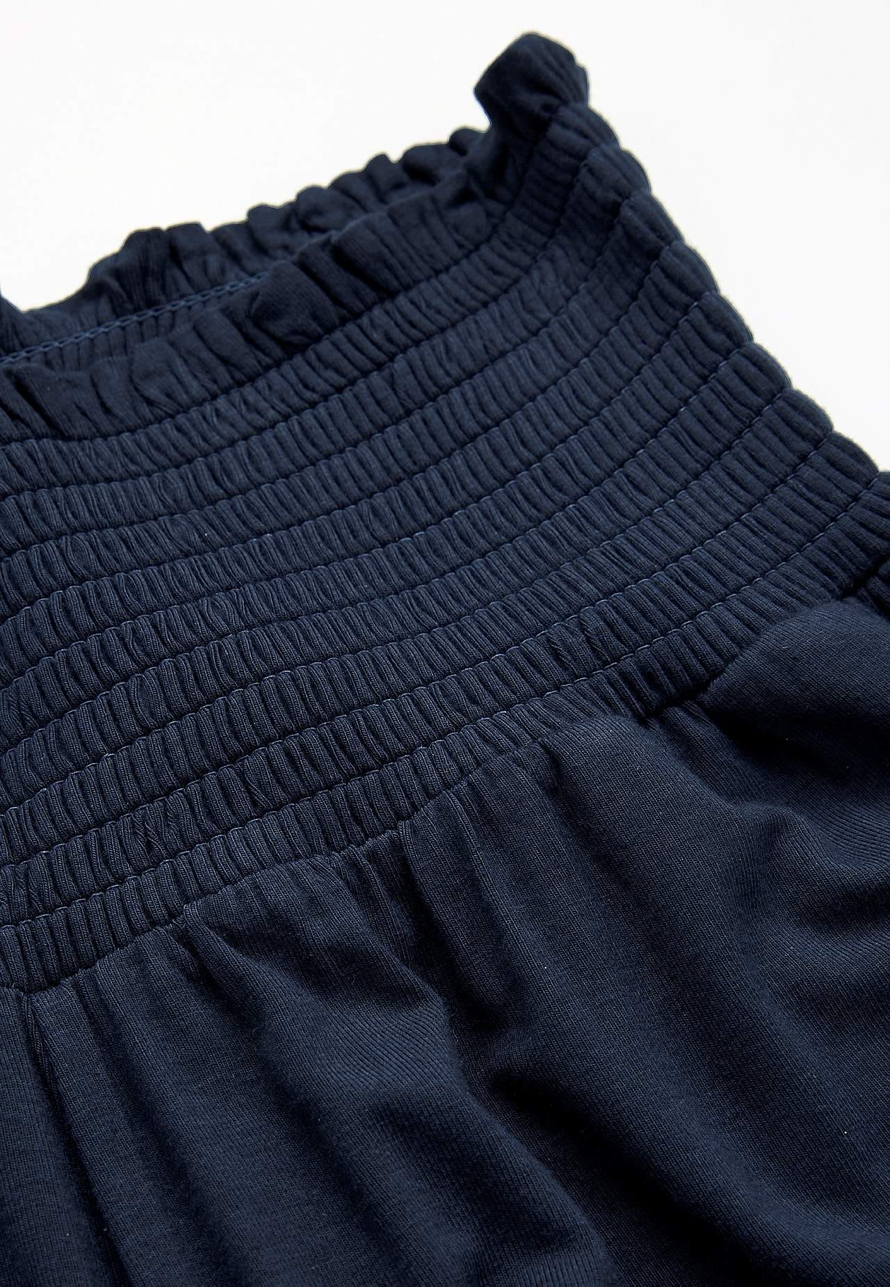 Soft jersey pants with smocked elasticized waist Liv