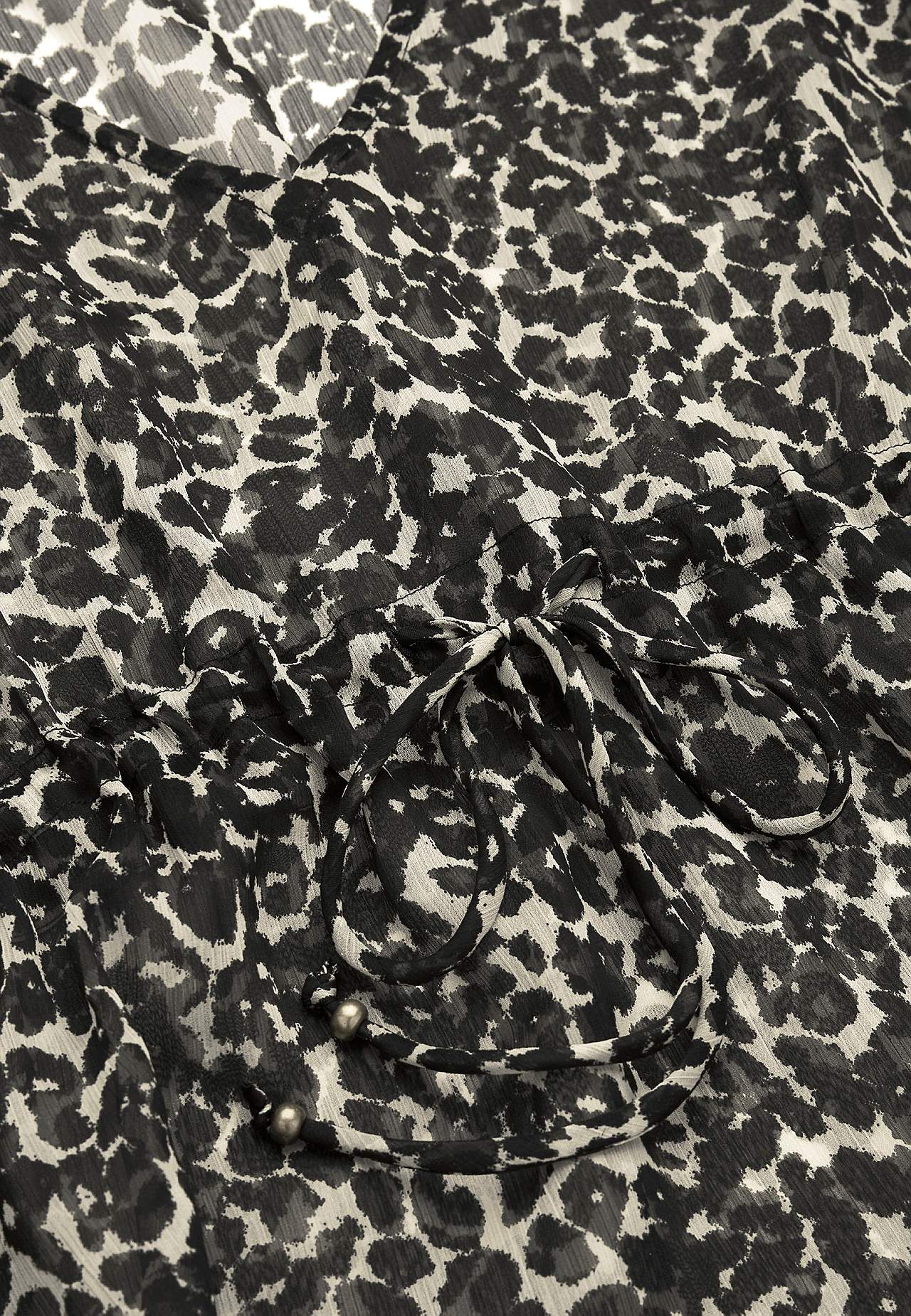 Patterned beach caftan