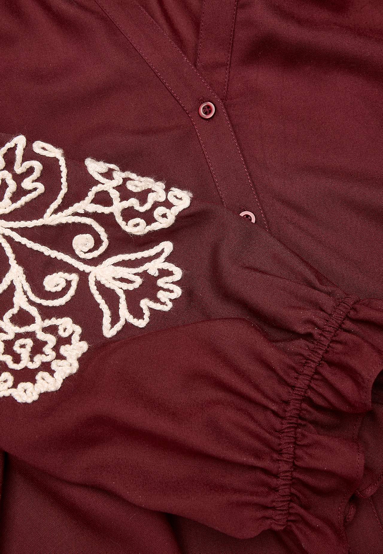 Blouse with embroidery