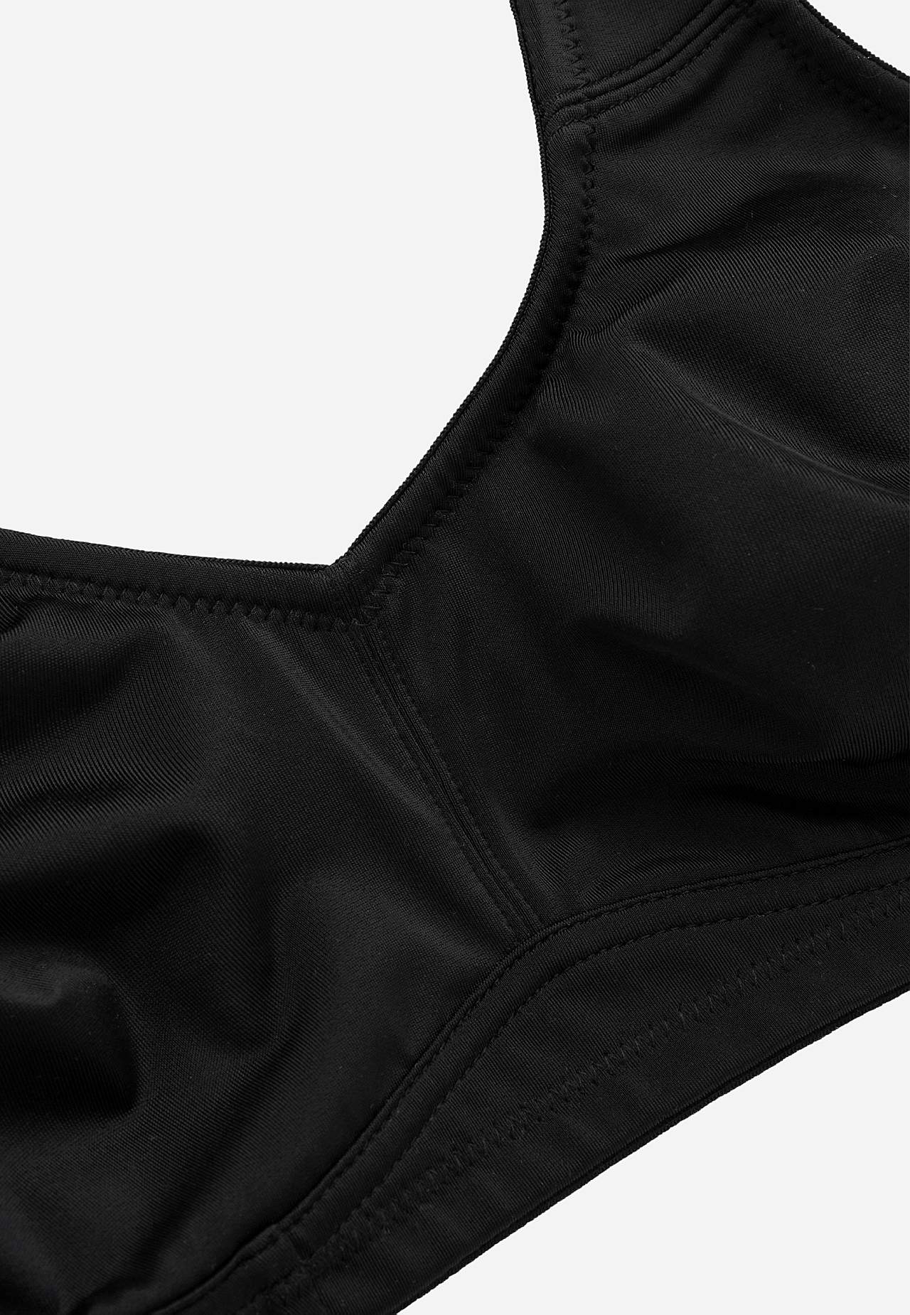 Unpadded soft bra