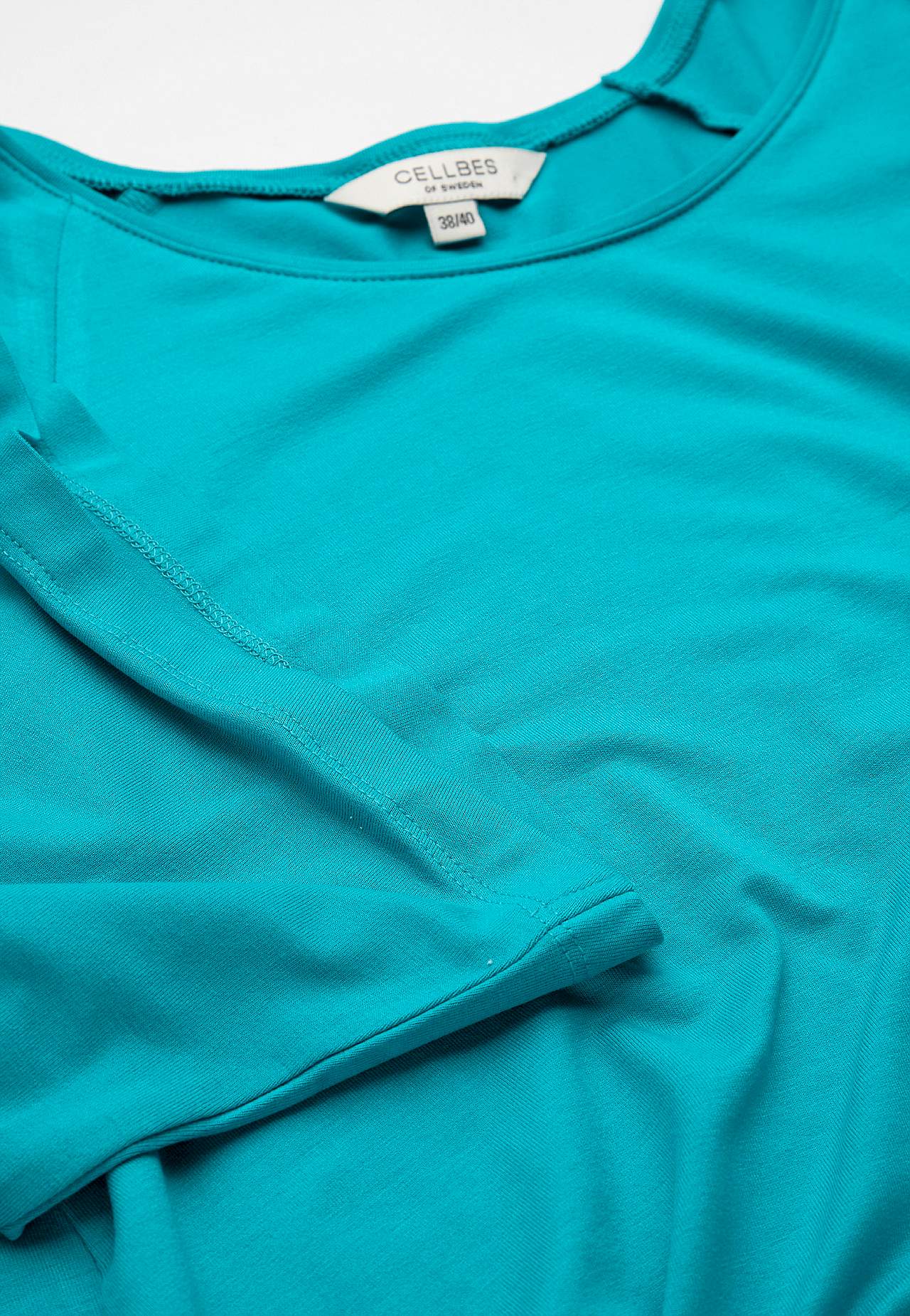 Jersey tuniq with bare shoulders