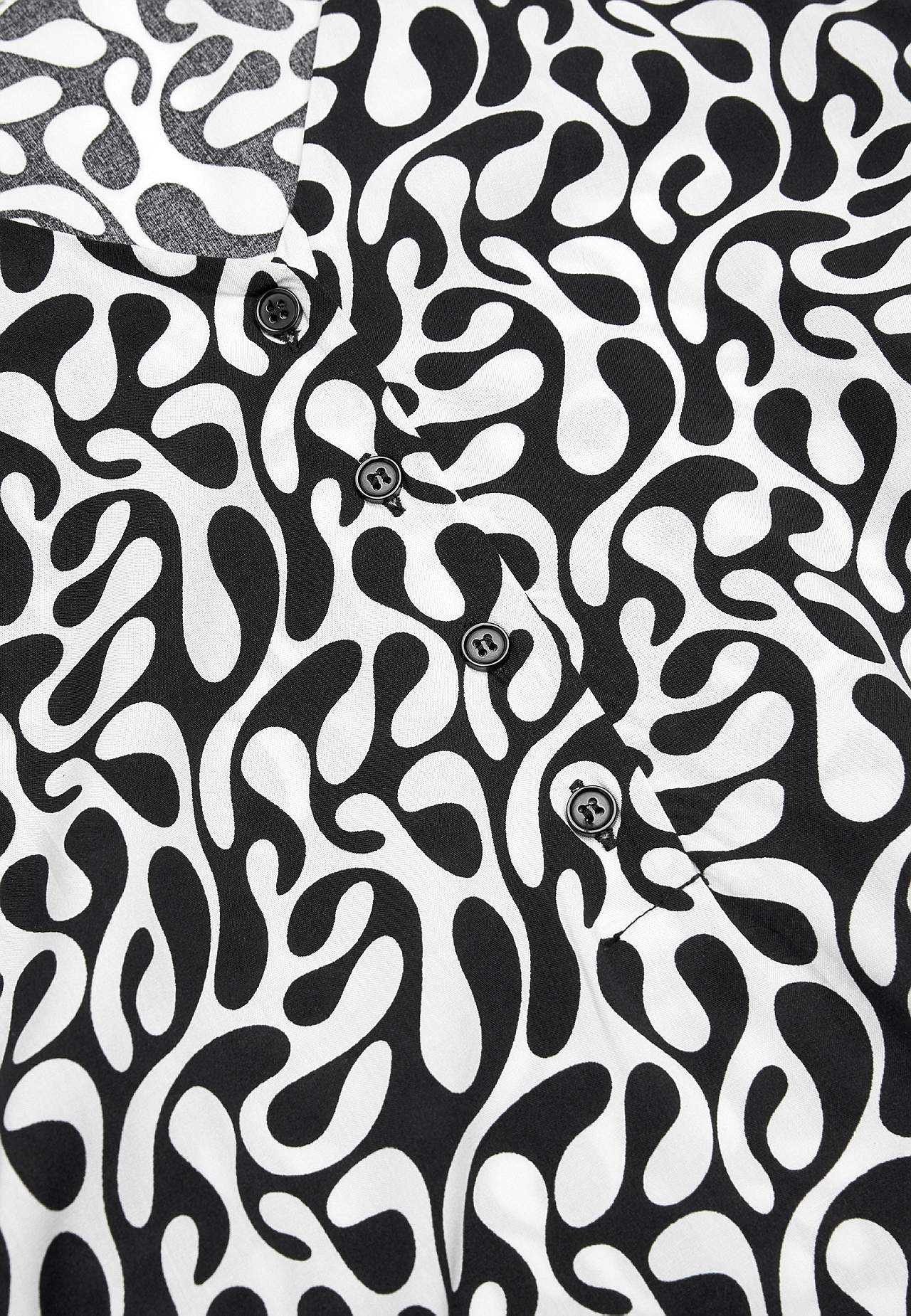 Patterned flounce dress