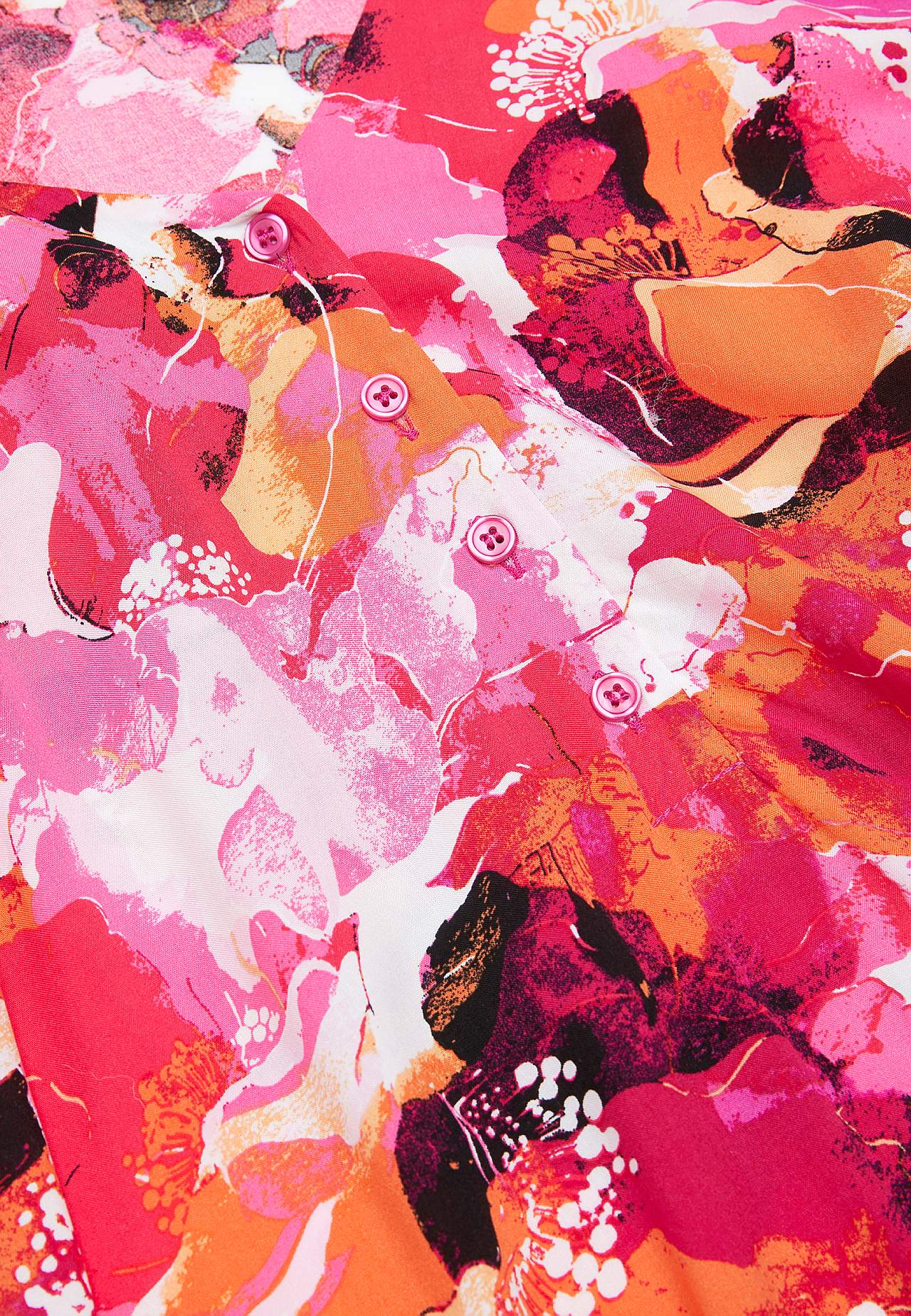 Patterned flounce dress