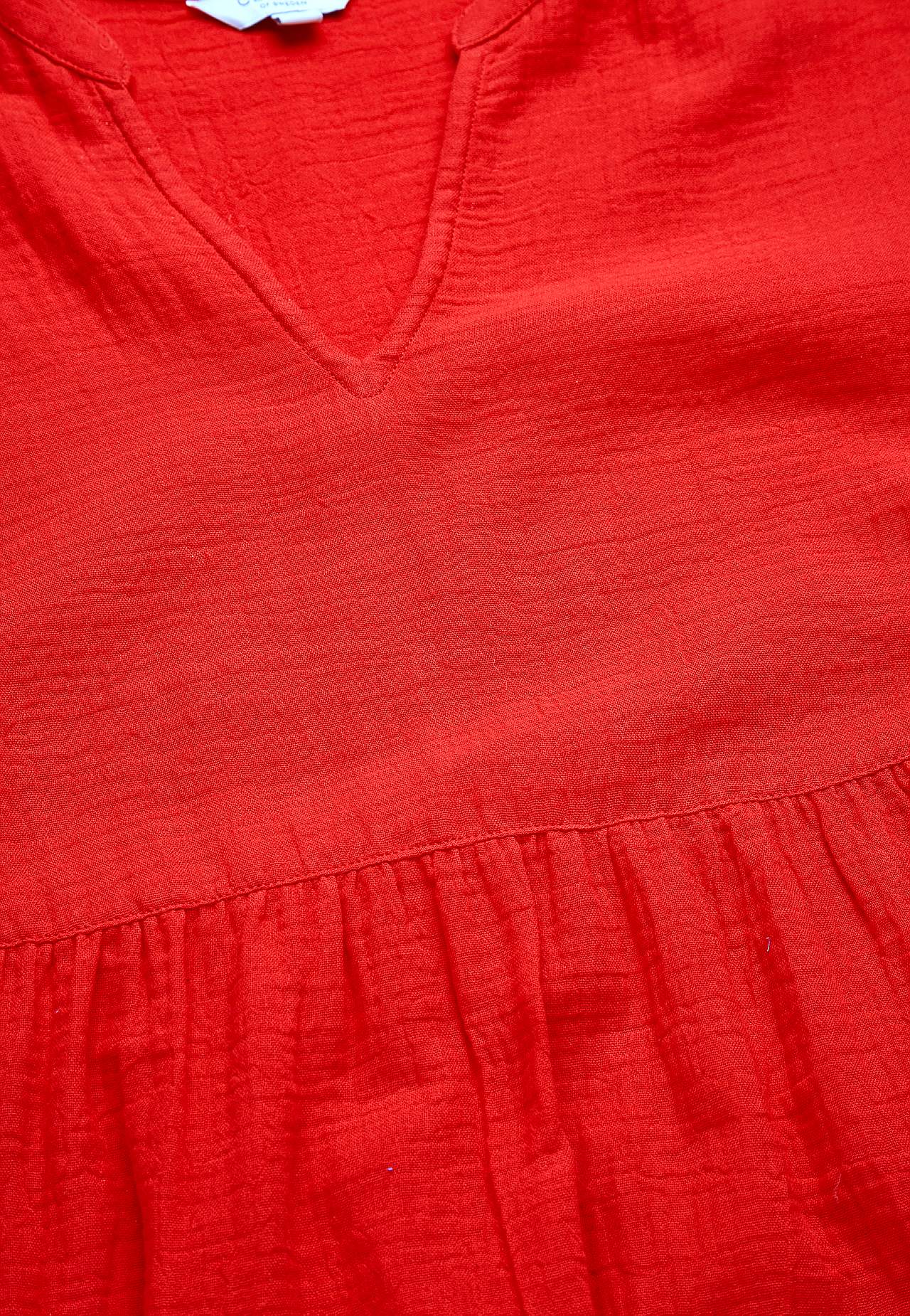 Dress in crinkled cotton Patricia
