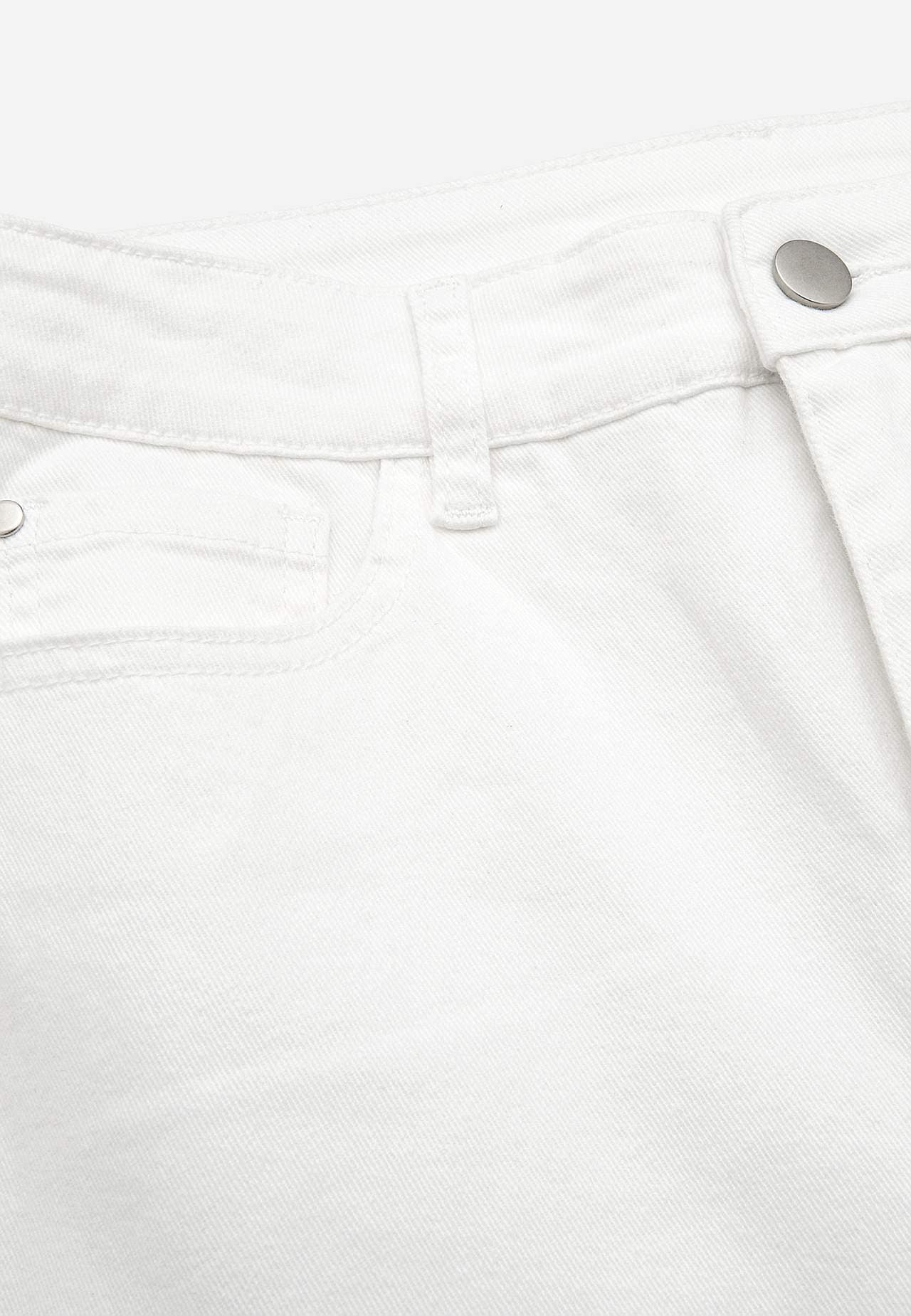 Crop jeans with five-pocket design