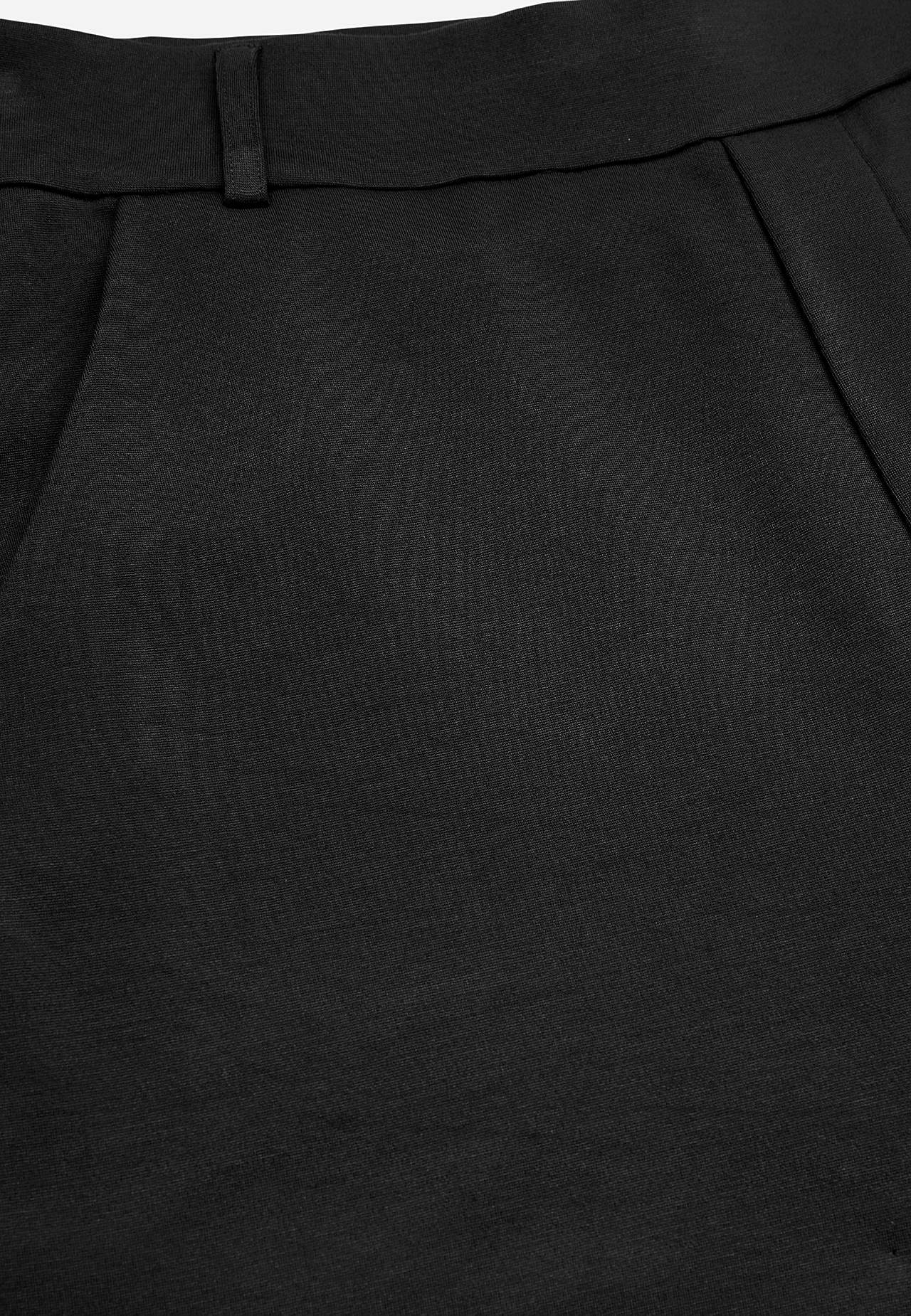 Wide jersey pants with pockets
