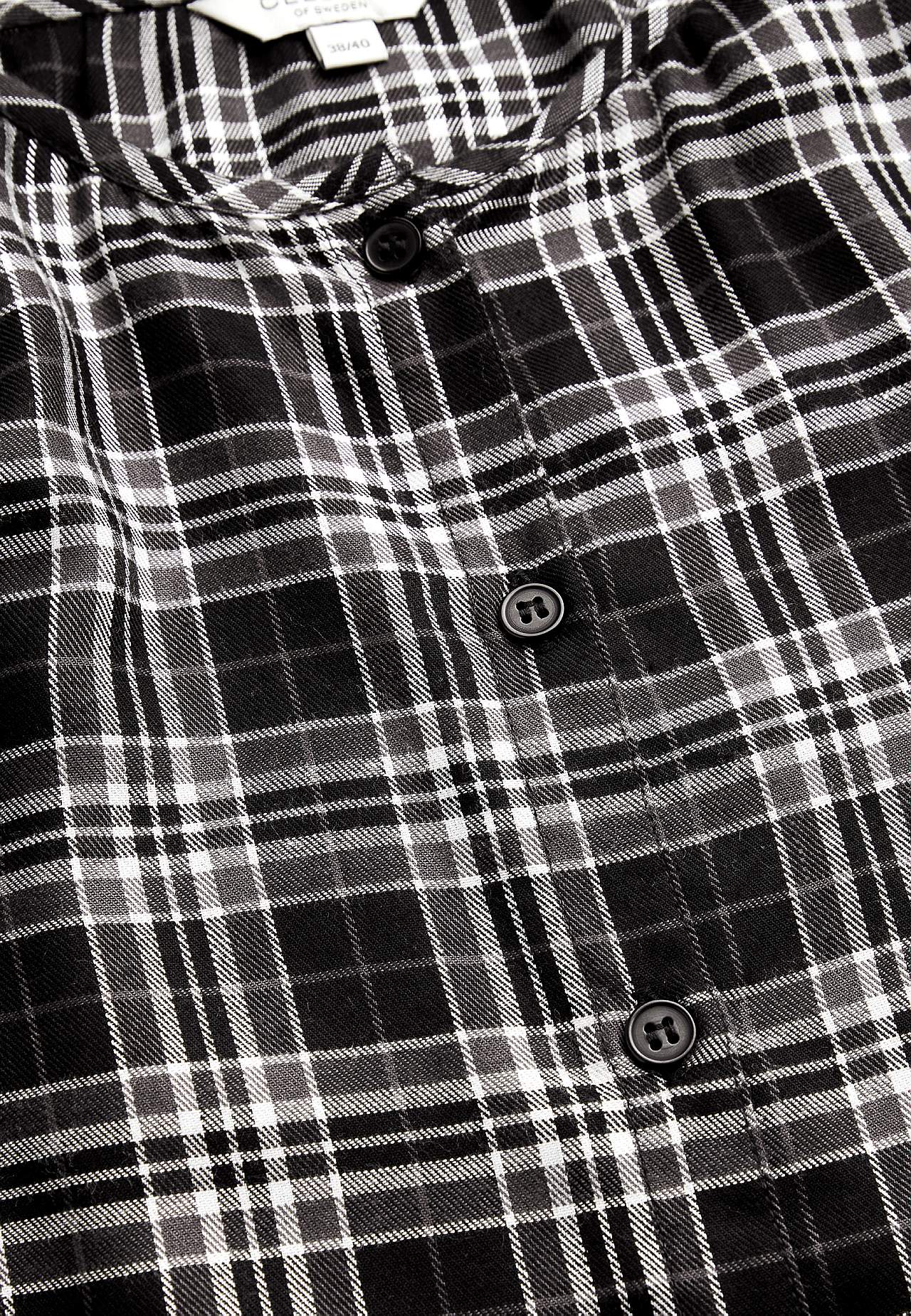 Checked, woven tunic