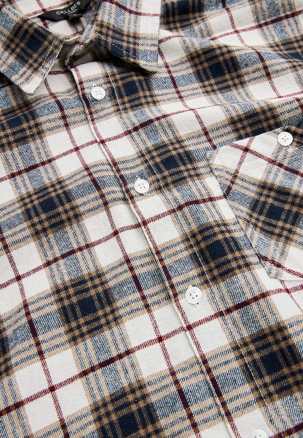 Checked flannel shirt