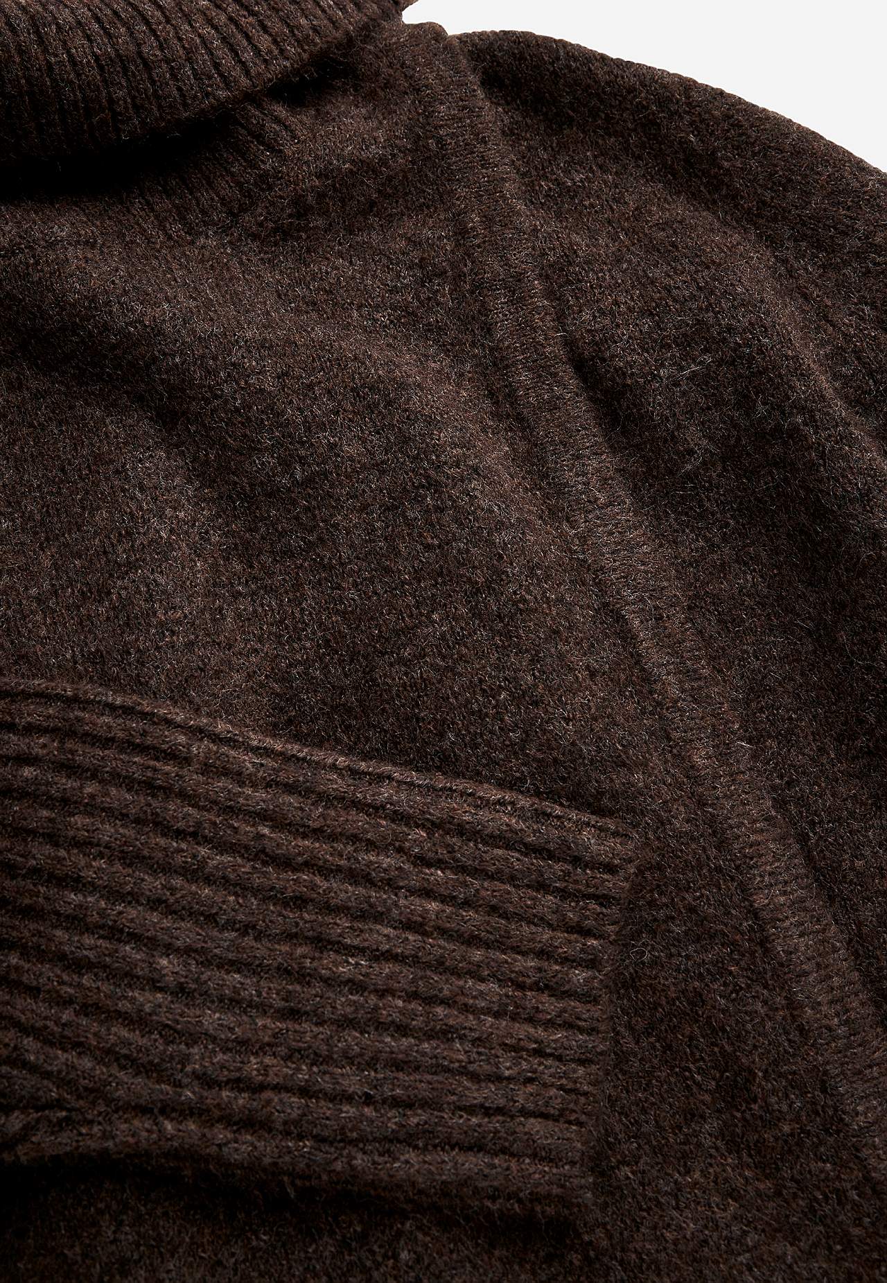 Knitted polo shirt with wrap detail at front