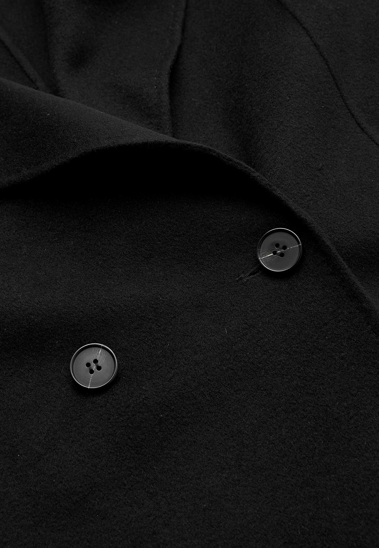 Wool Premium coat with belt tie