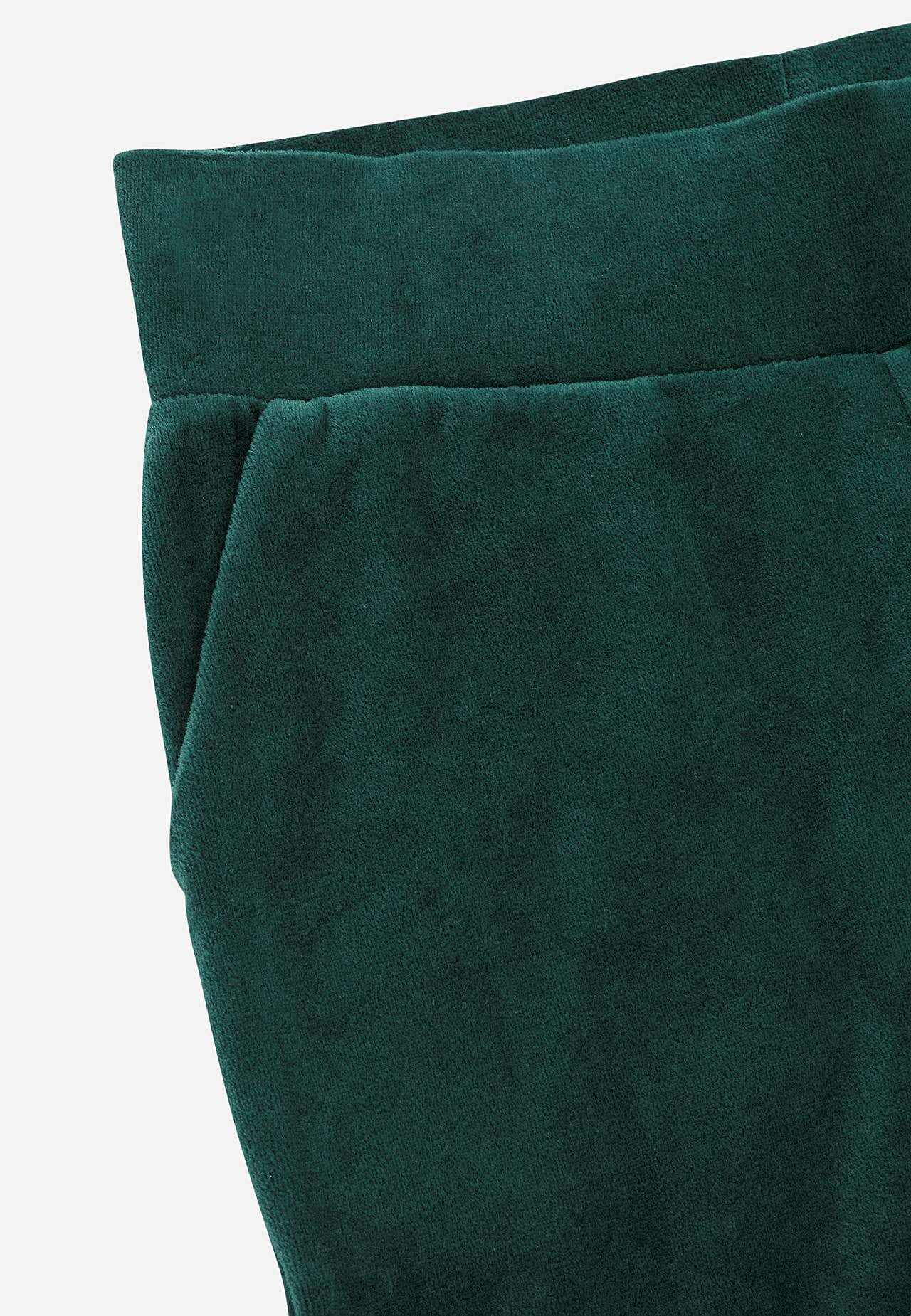 Wide velour trousers Wilma