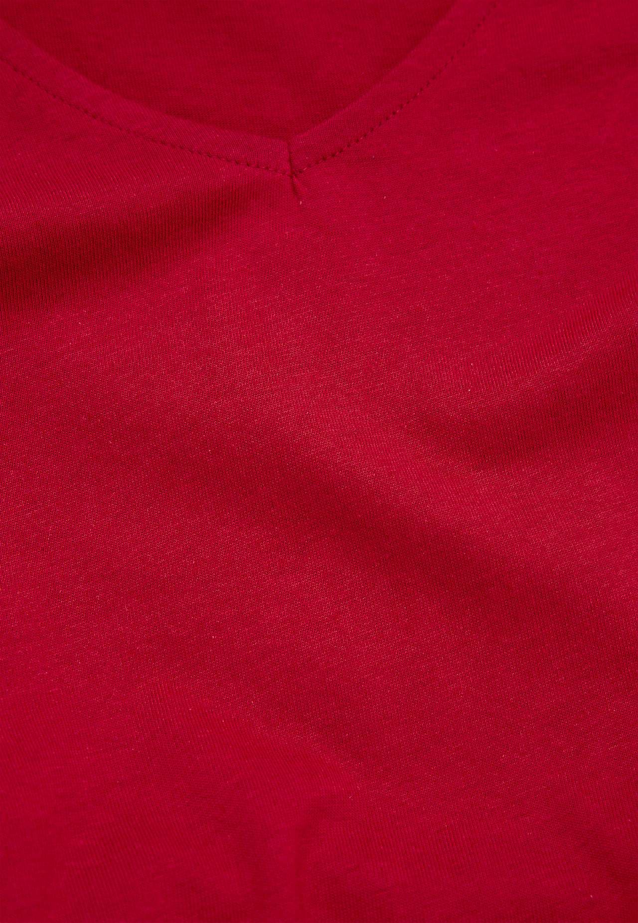 V-neck jersey tuniq with pockets