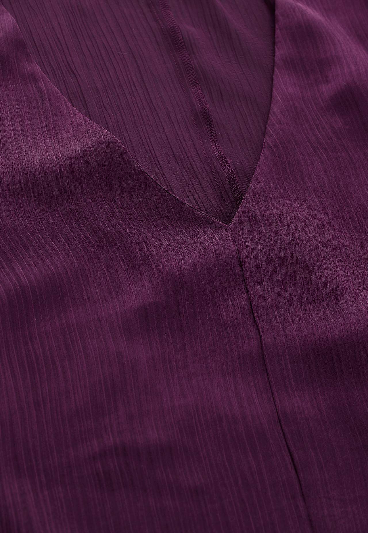 Dress with puff sleeve