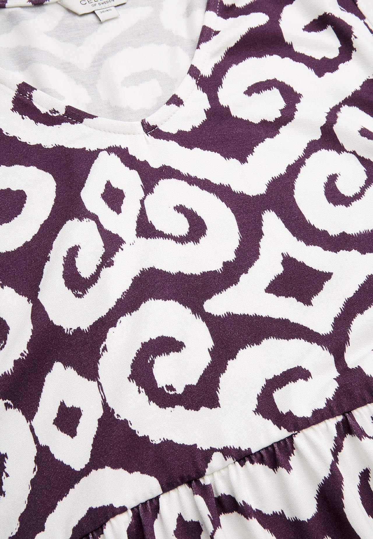 Patterned jersey dress