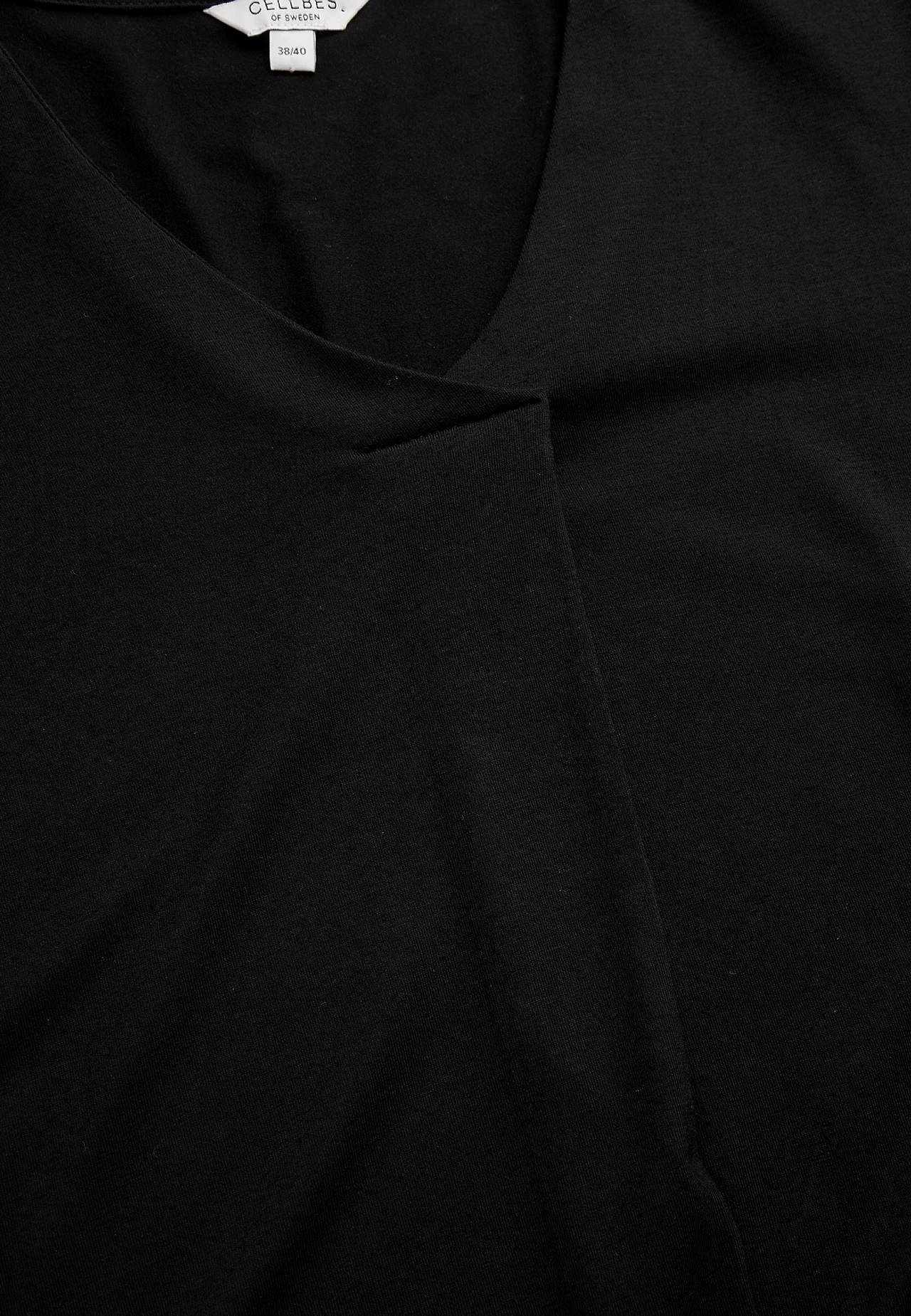 V-neck jersey tuniq