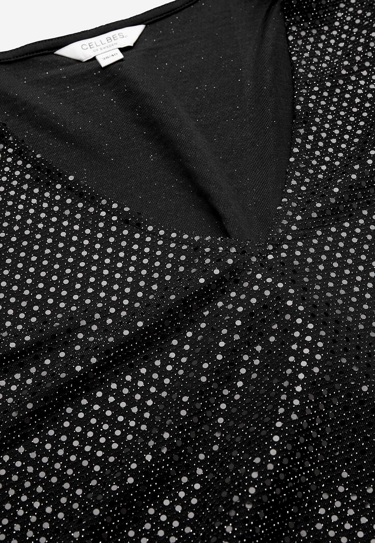 Sequin top with 3/4 sleeves