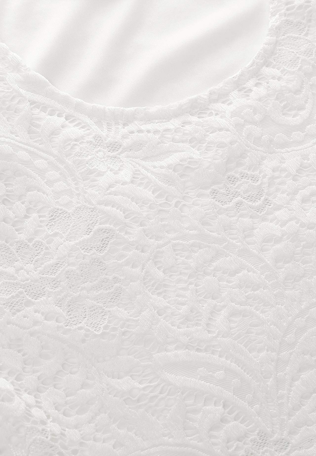 Lace top with bell sleeve