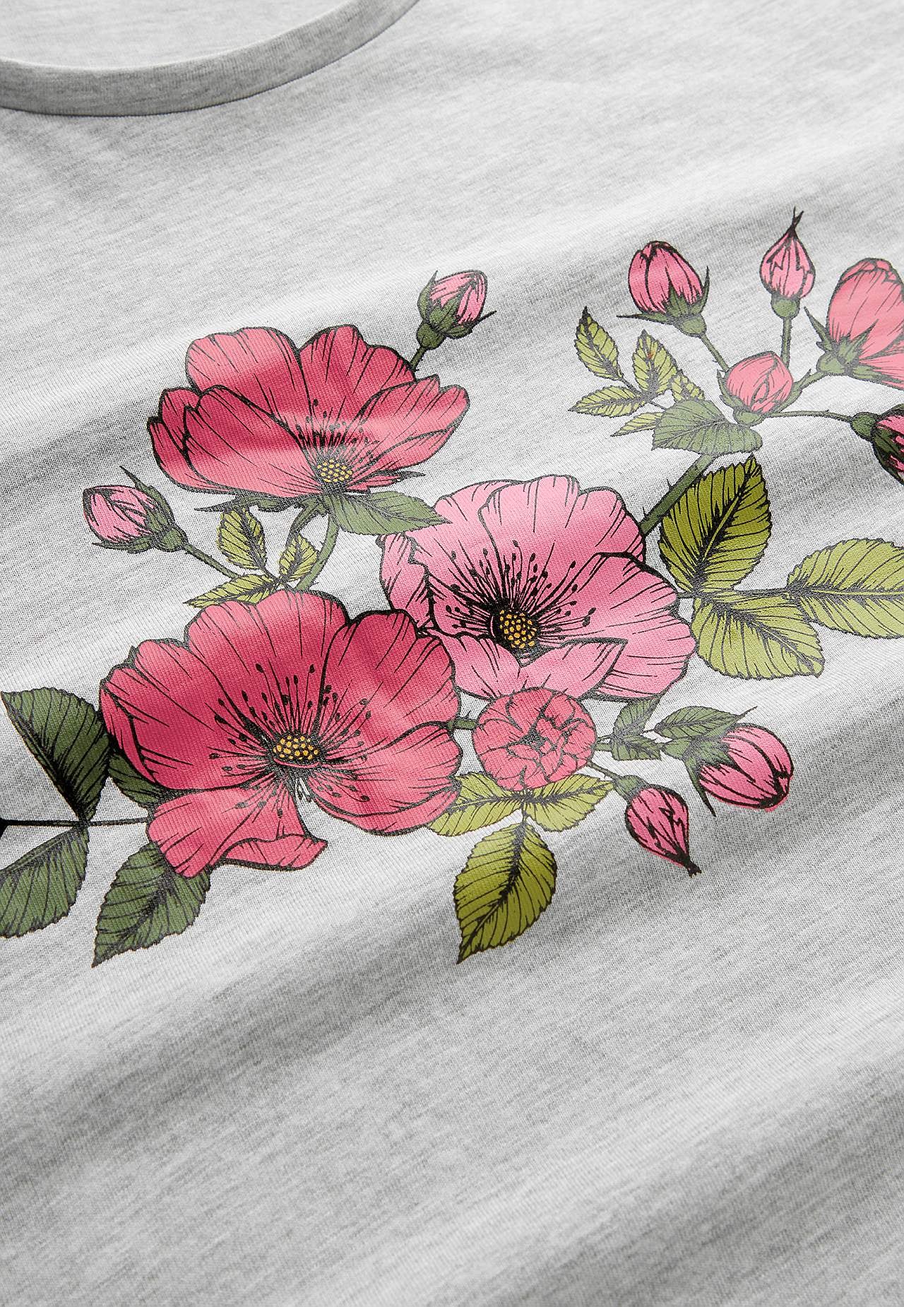 Patterned nightdress in cotton