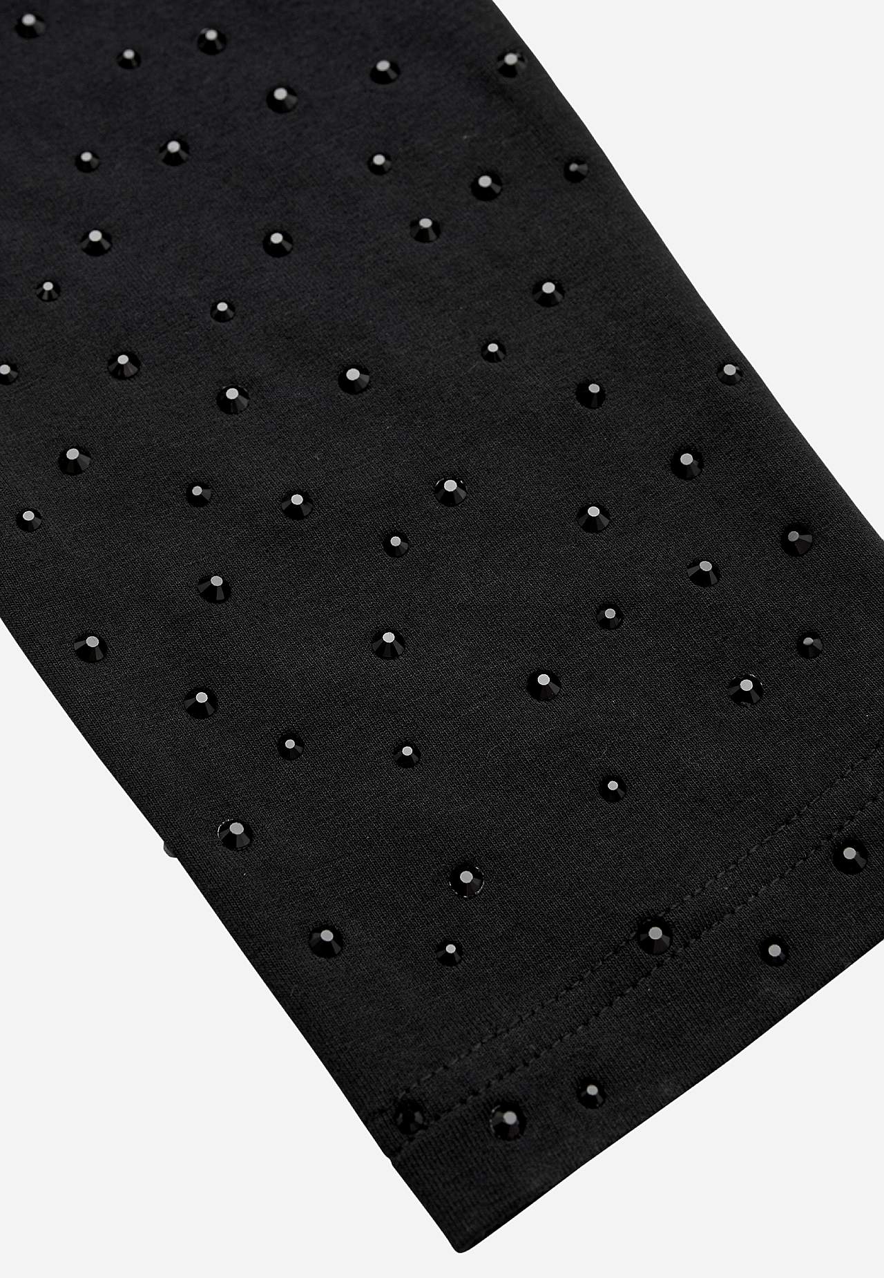 Leggings with glittery details