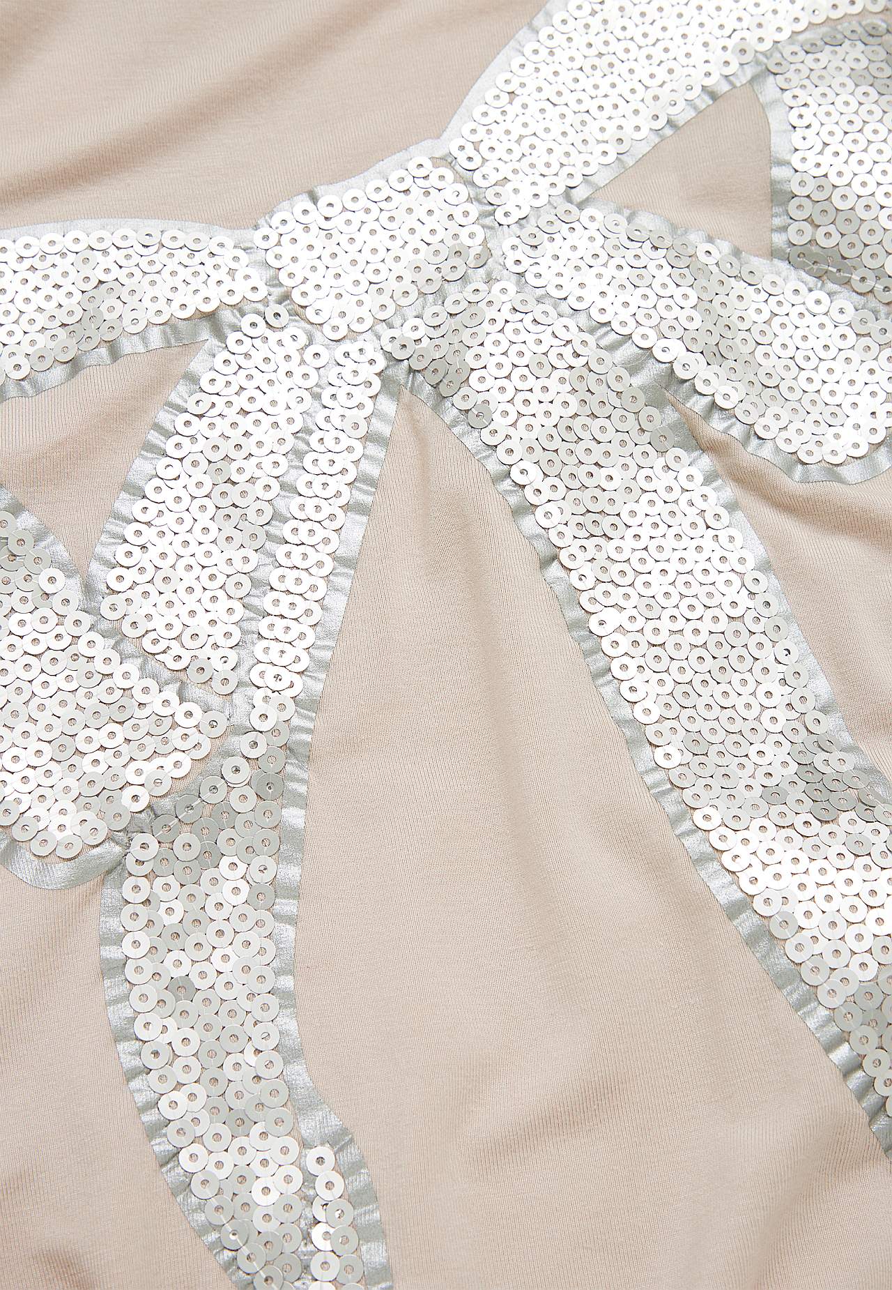 Party top with sequins