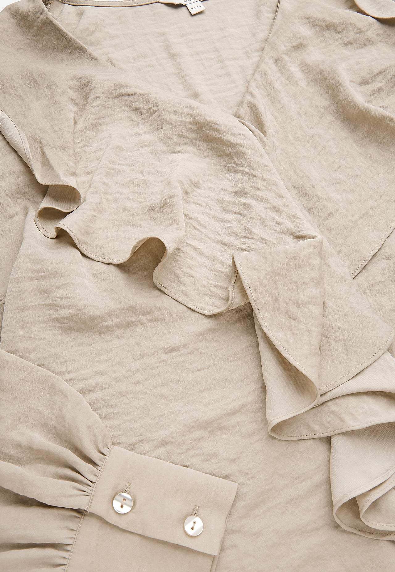 Tunic with frill collar