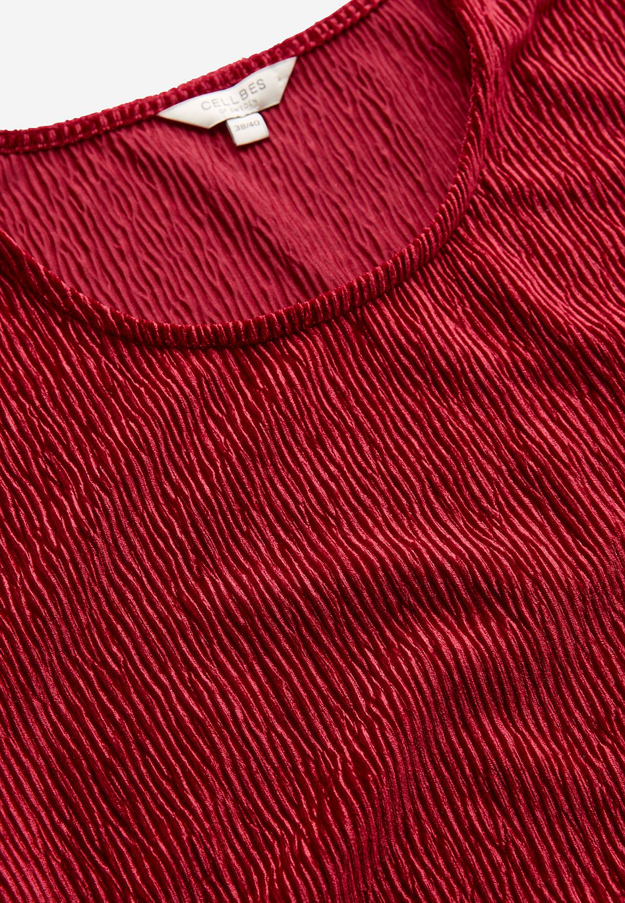 Party top in velvet