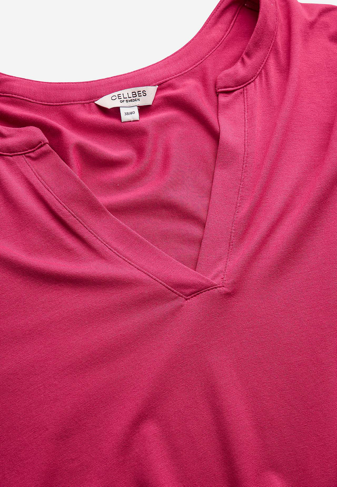 V-neck jersey tuniq