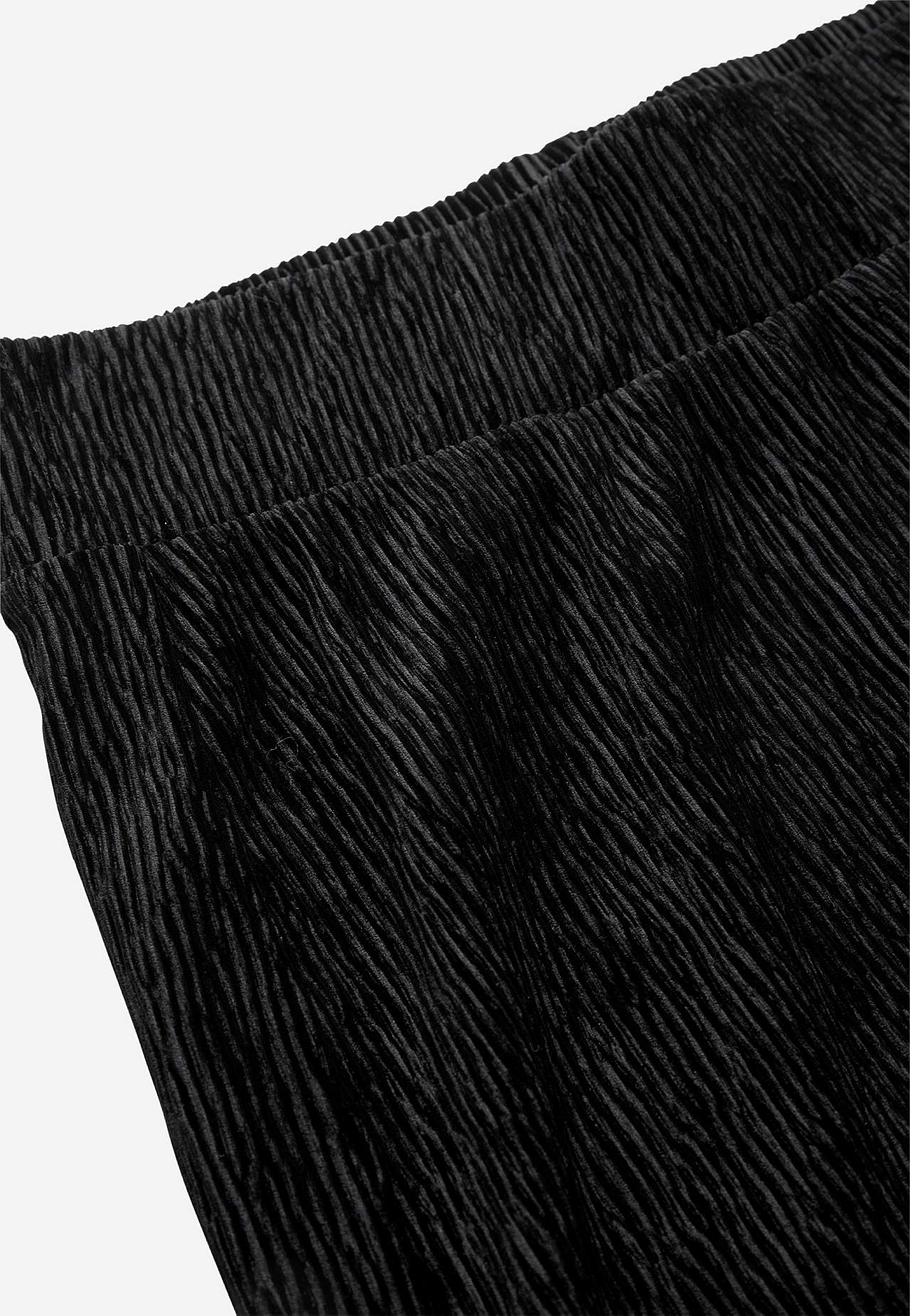 Party trousers in velvet