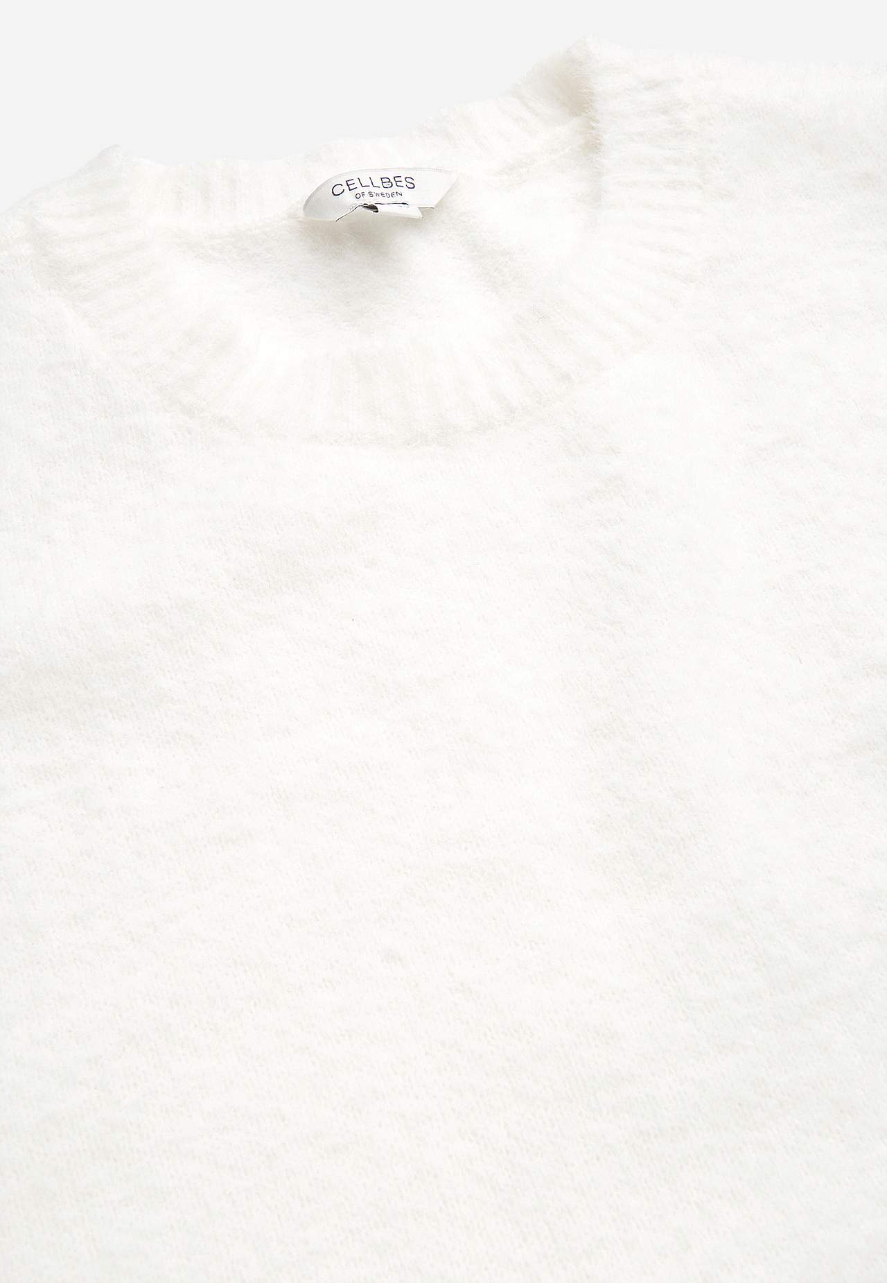 Short-sleeved knit jumper