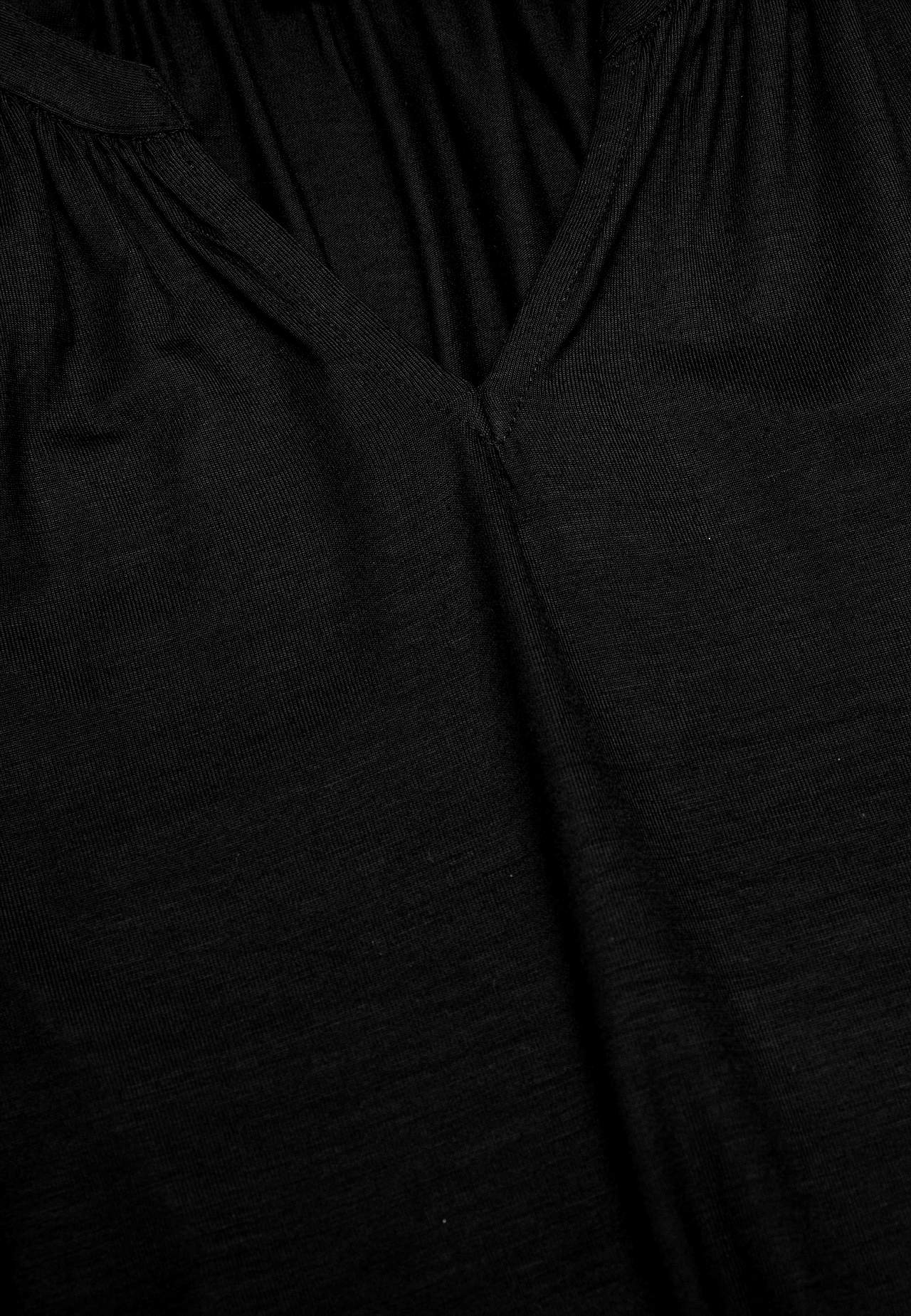 V-neck jersey tuniq