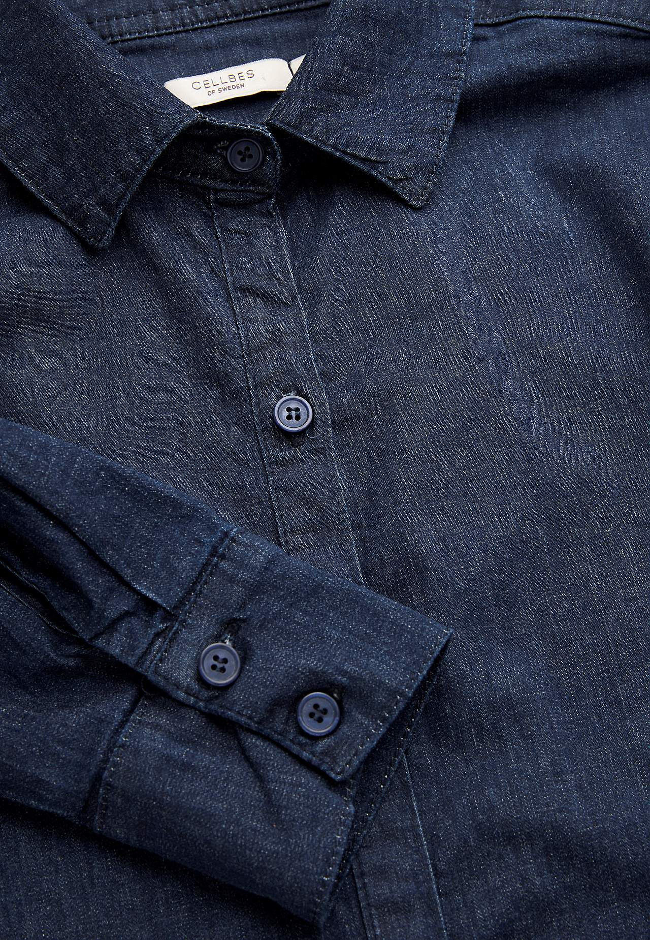 Stretchy tunic in denim