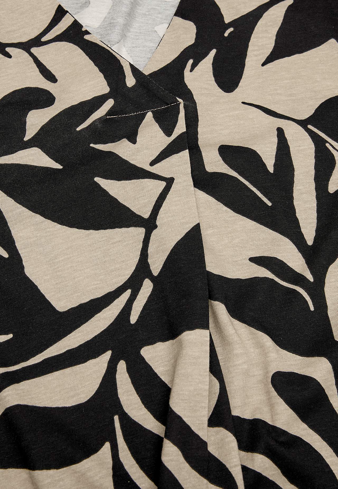 Jersey tuniq with crease detail