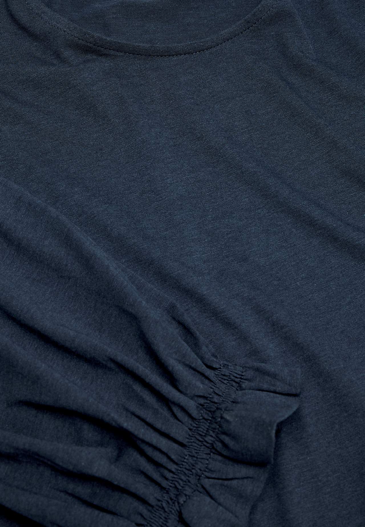 Jersey top with smock detail