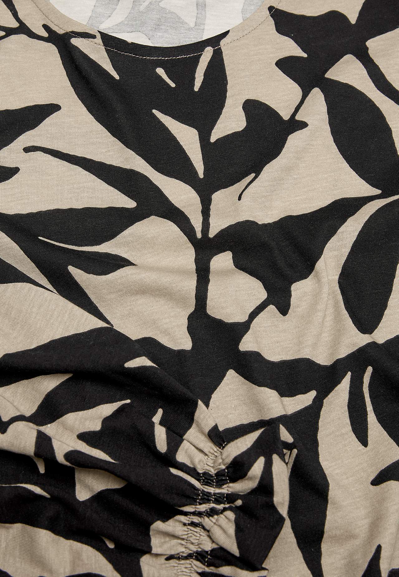 Jersey top with smock detail