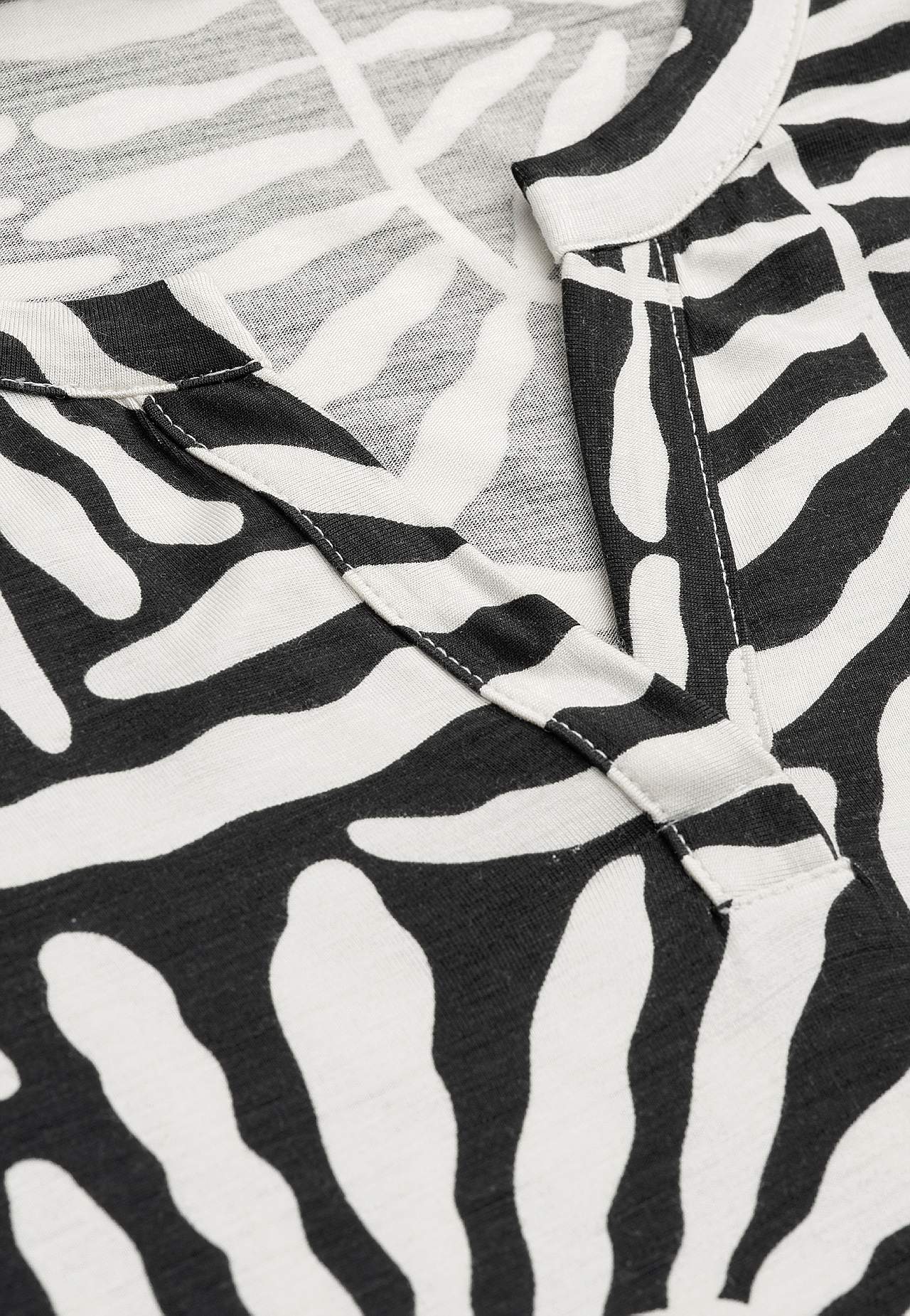 Jersey tuniq with 3/4 sleeve